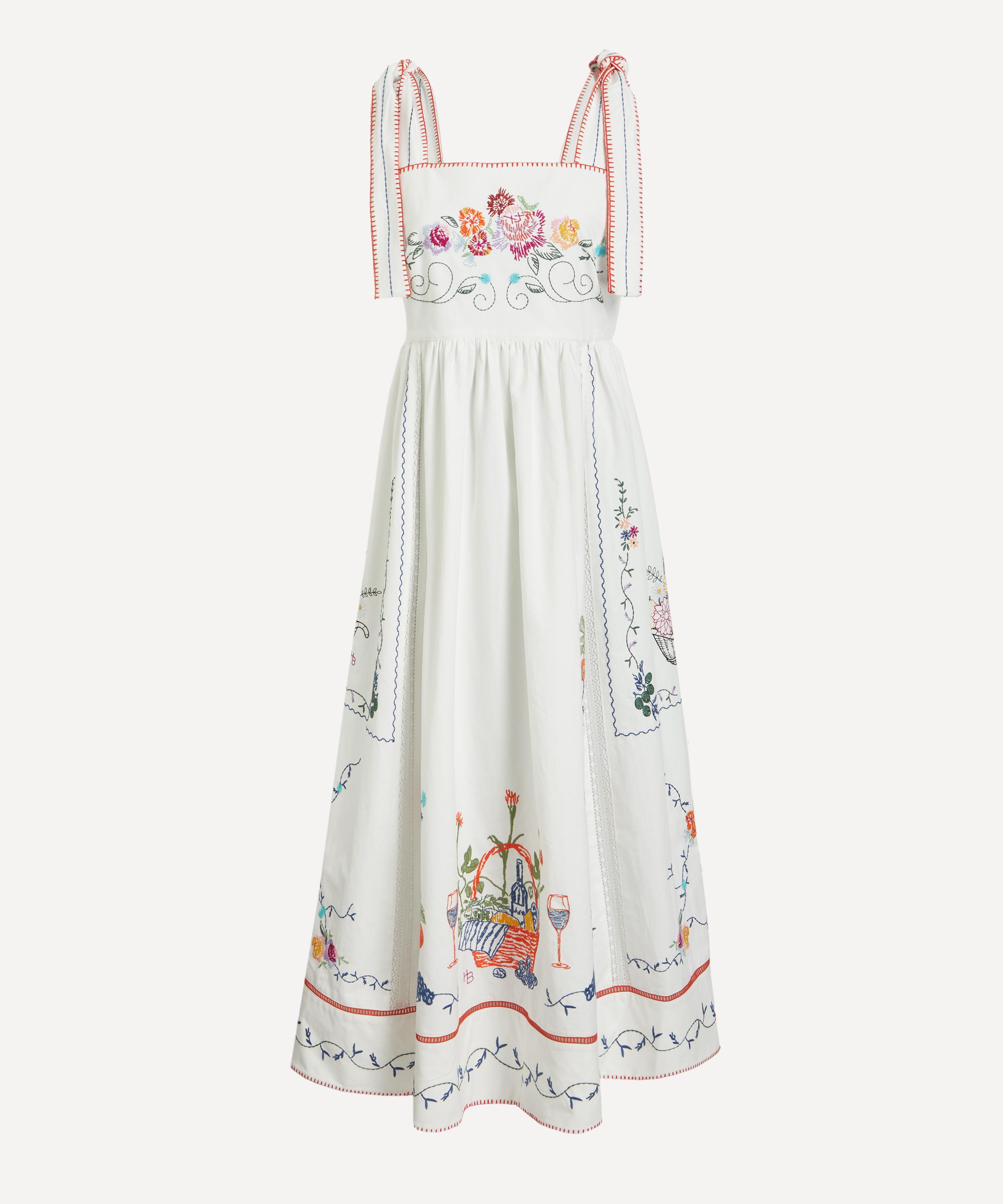 Hunter Bell - Stefy Embroidered Midi Dress image number 0
