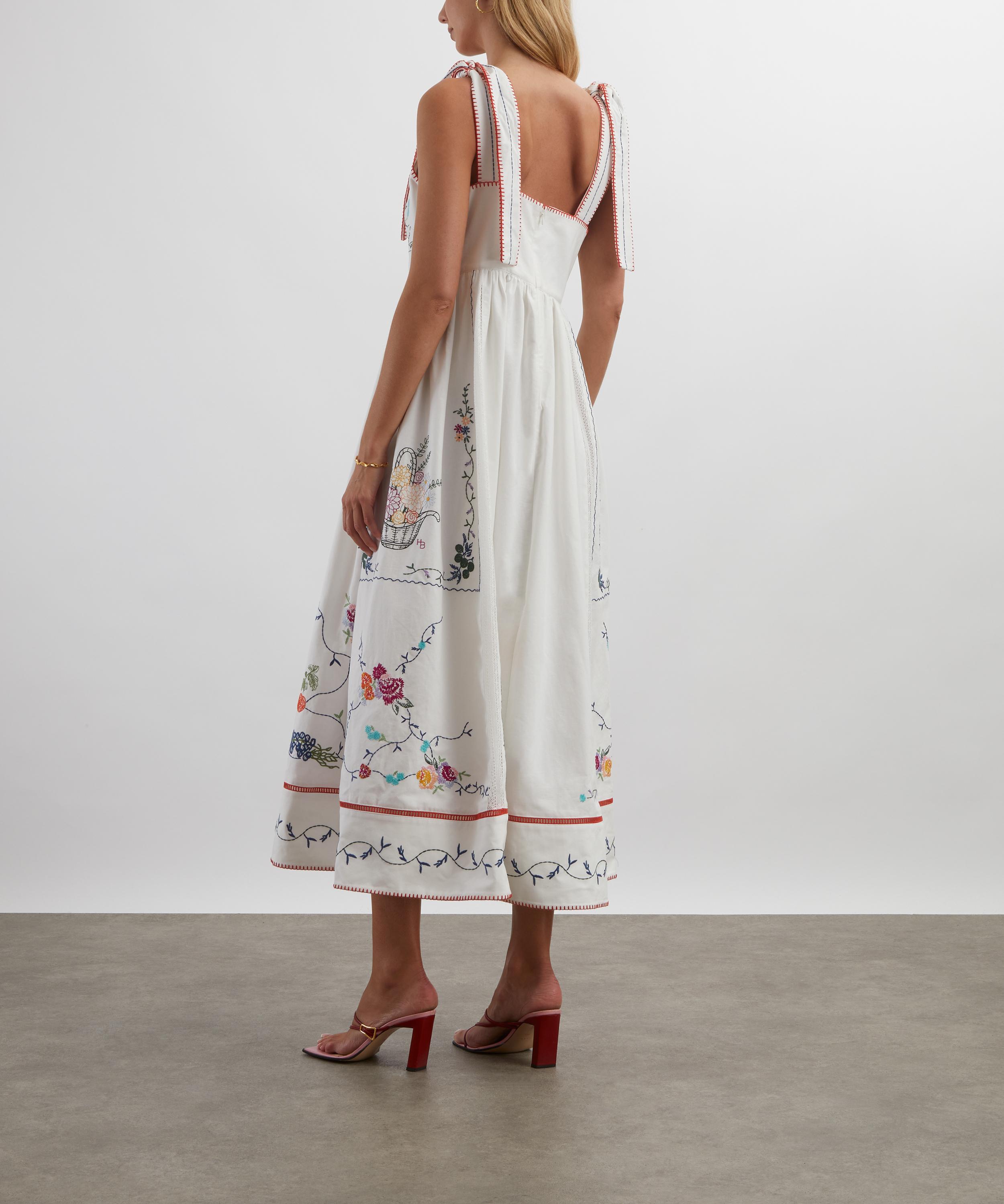 Hunter Bell - Stefy Embroidered Midi Dress image number 3