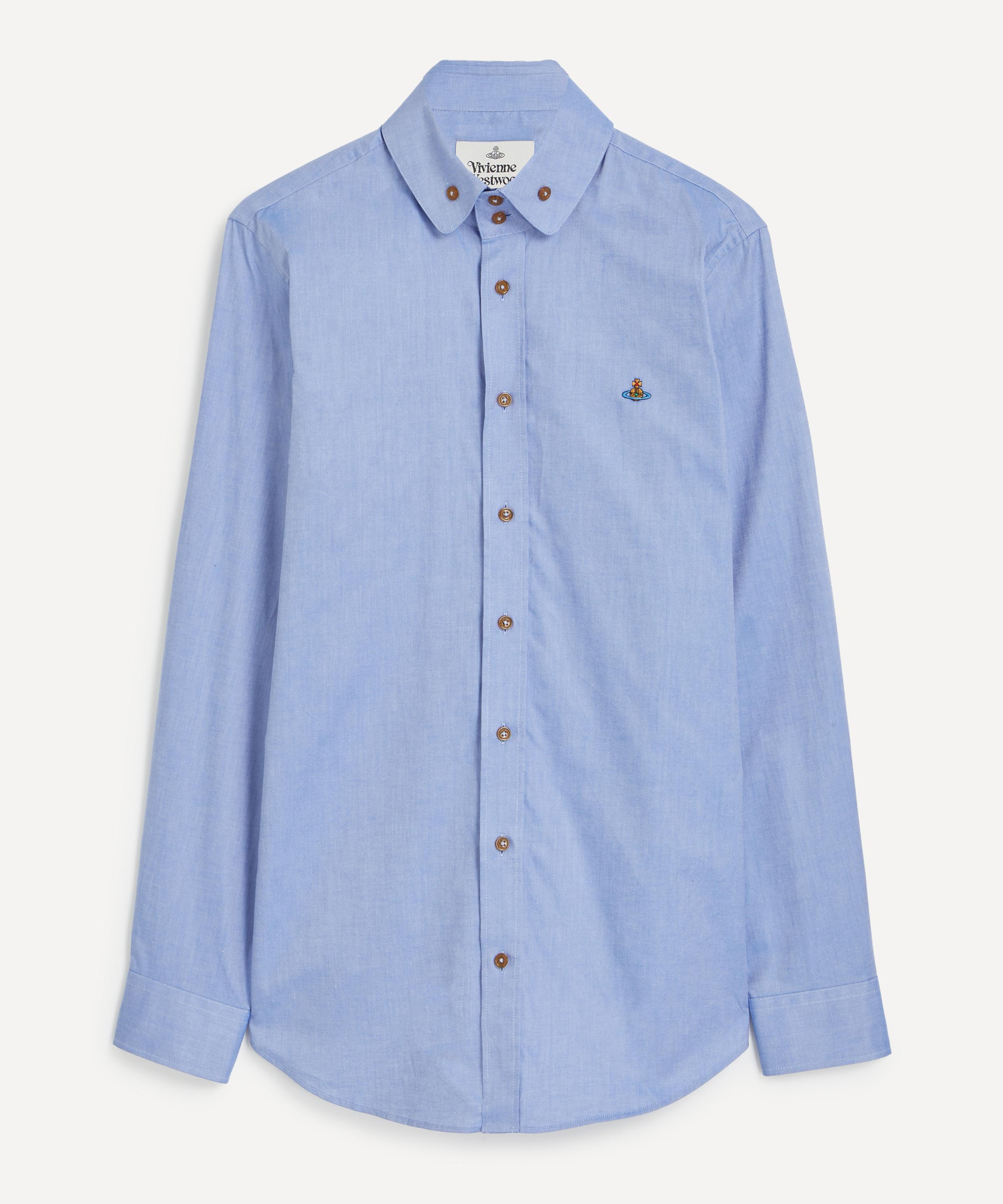 Vivienne Westwood - Blue Two-Button Krall Shirt image number 0