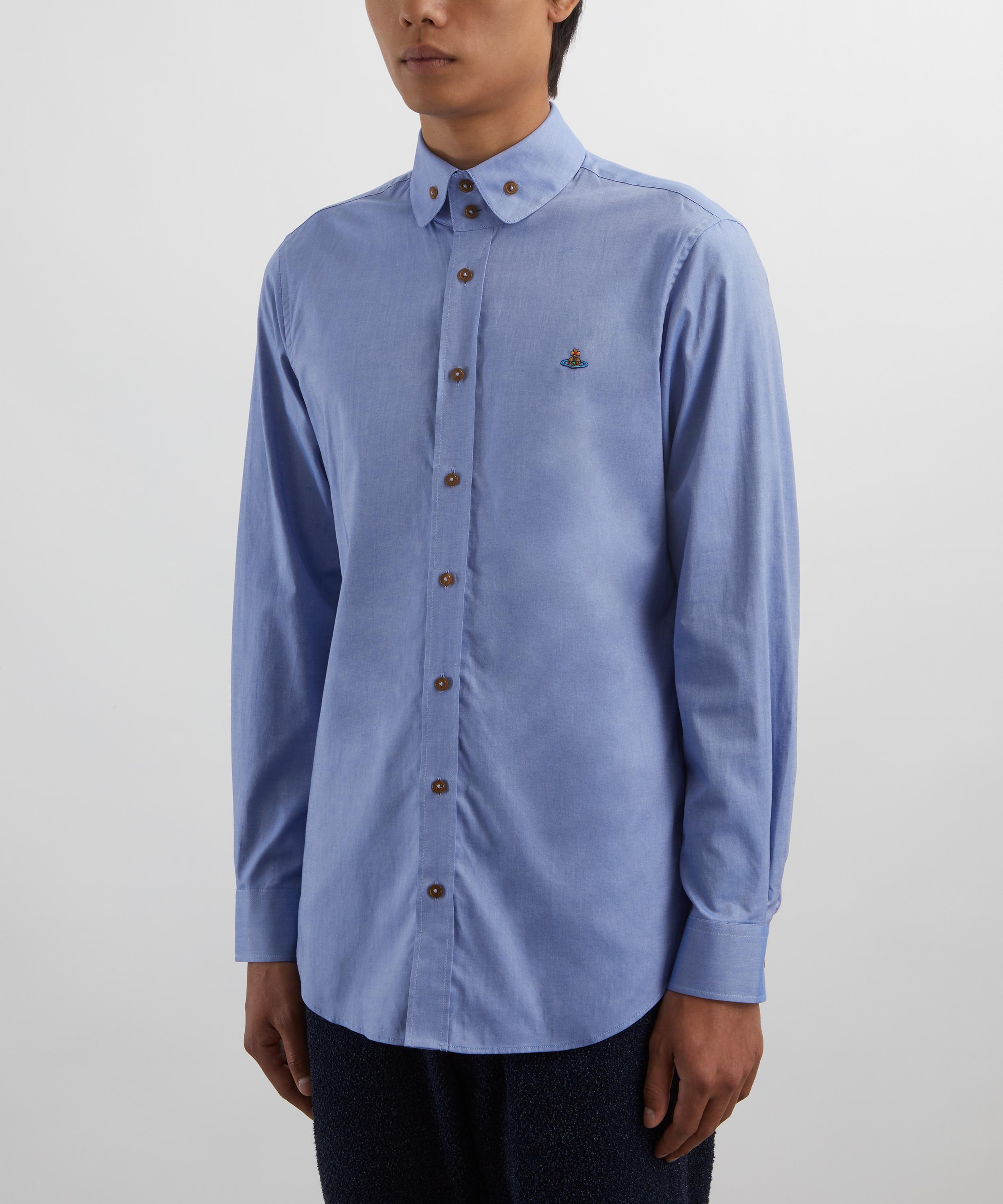 Vivienne Westwood - Blue Two-Button Krall Shirt image number 2