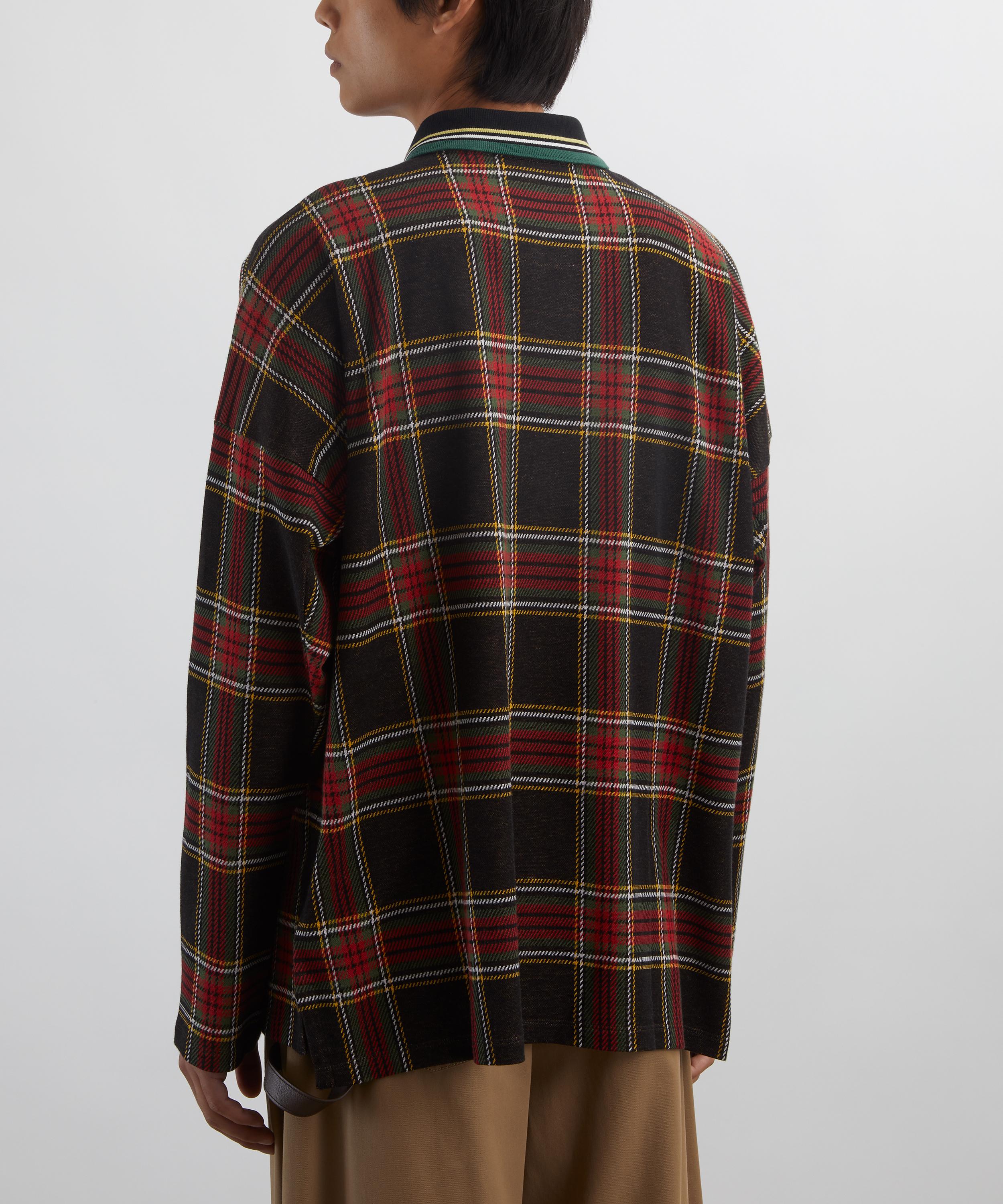 Vivienne Westwood - Long-Sleeve Tartan Polo  image number 3