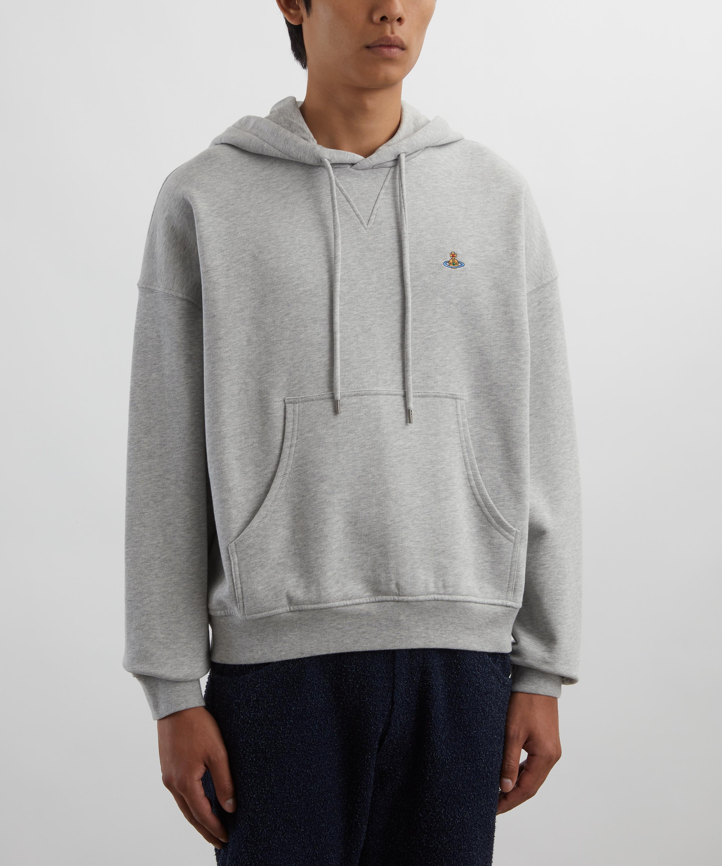 Vivienne Westwood - Ashton Grey Melange Hoodie image number 2
