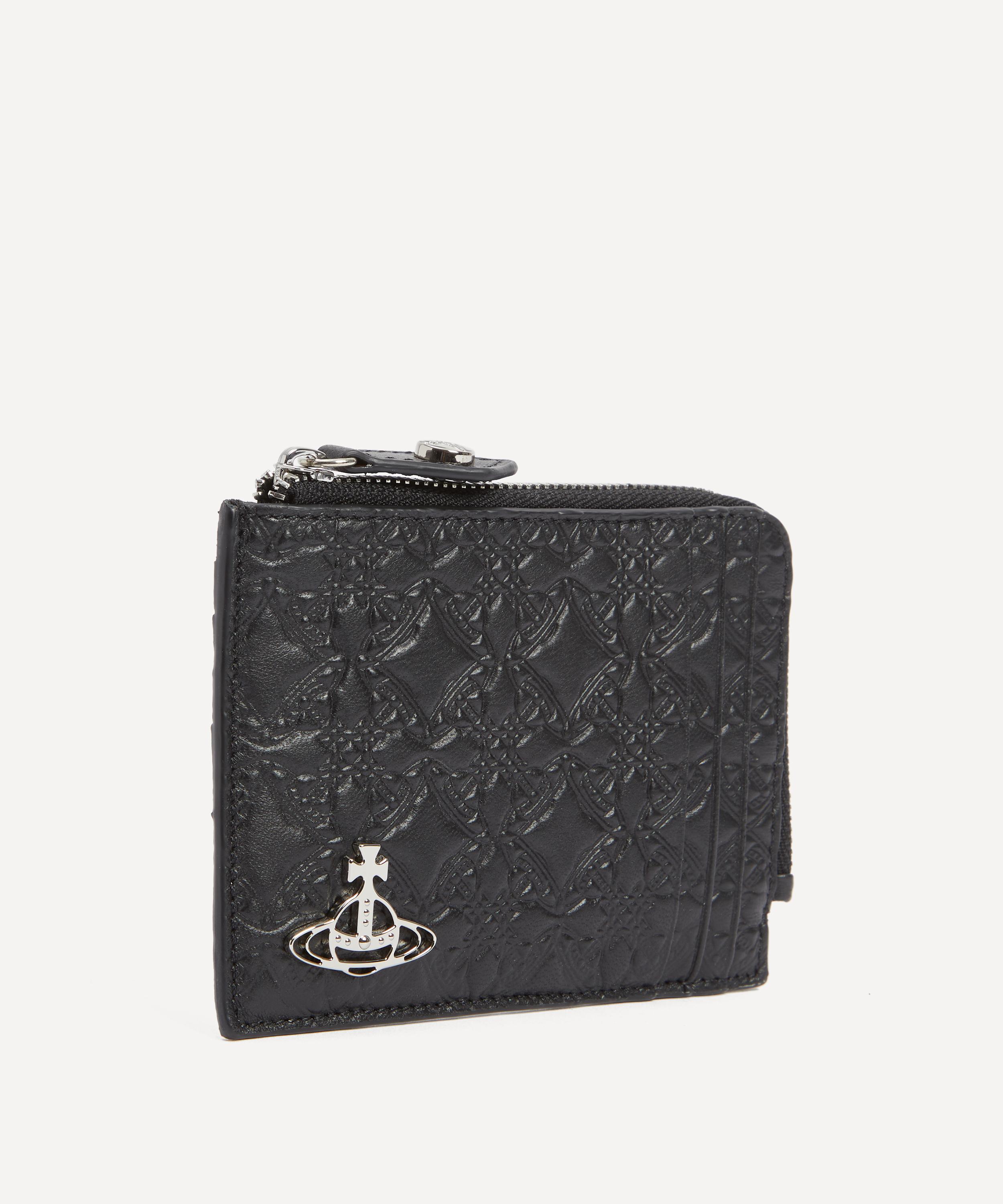 Vivienne Westwood - Embossed Leather Zip Cardholder image number 1