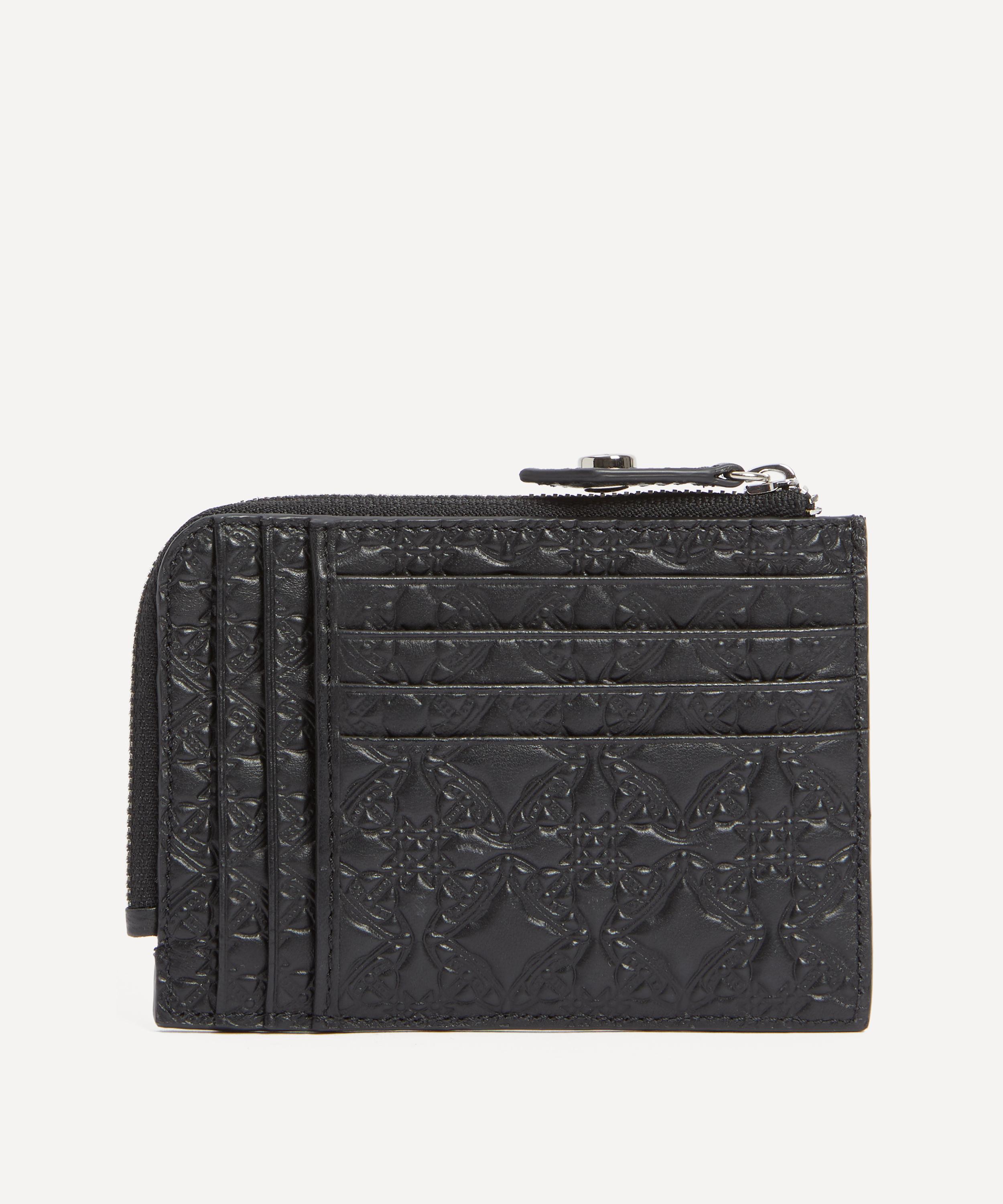 Vivienne Westwood - Embossed Leather Zip Cardholder image number 2