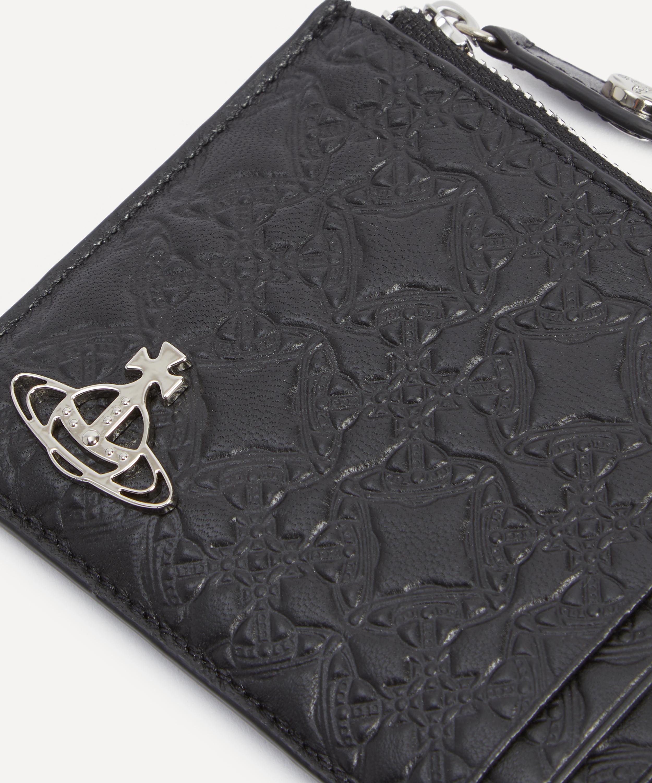 Vivienne Westwood - Embossed Leather Zip Cardholder image number 3