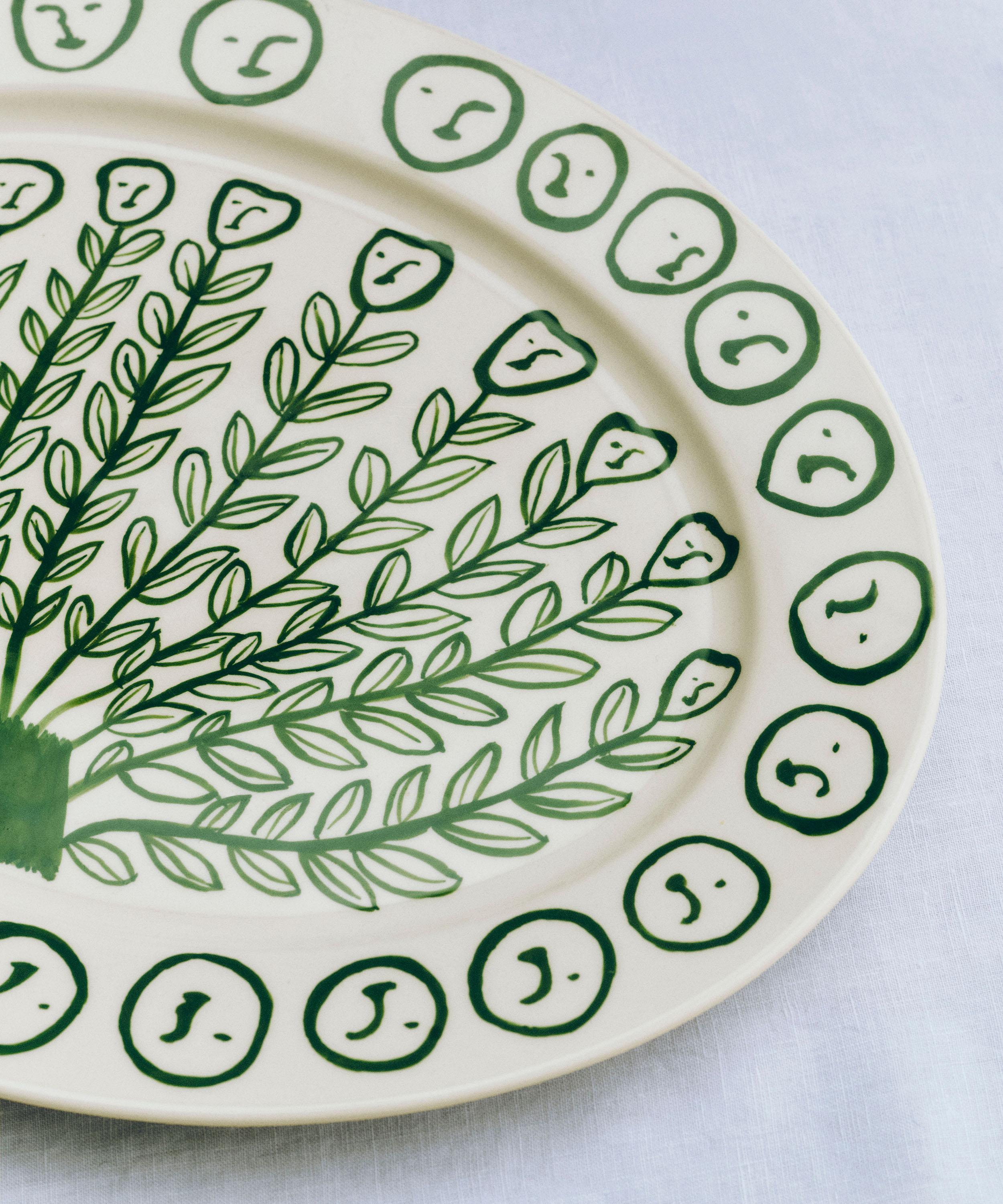 Hay - x Emma Kohlmann La Pittura Oval Serving Platter image number 1