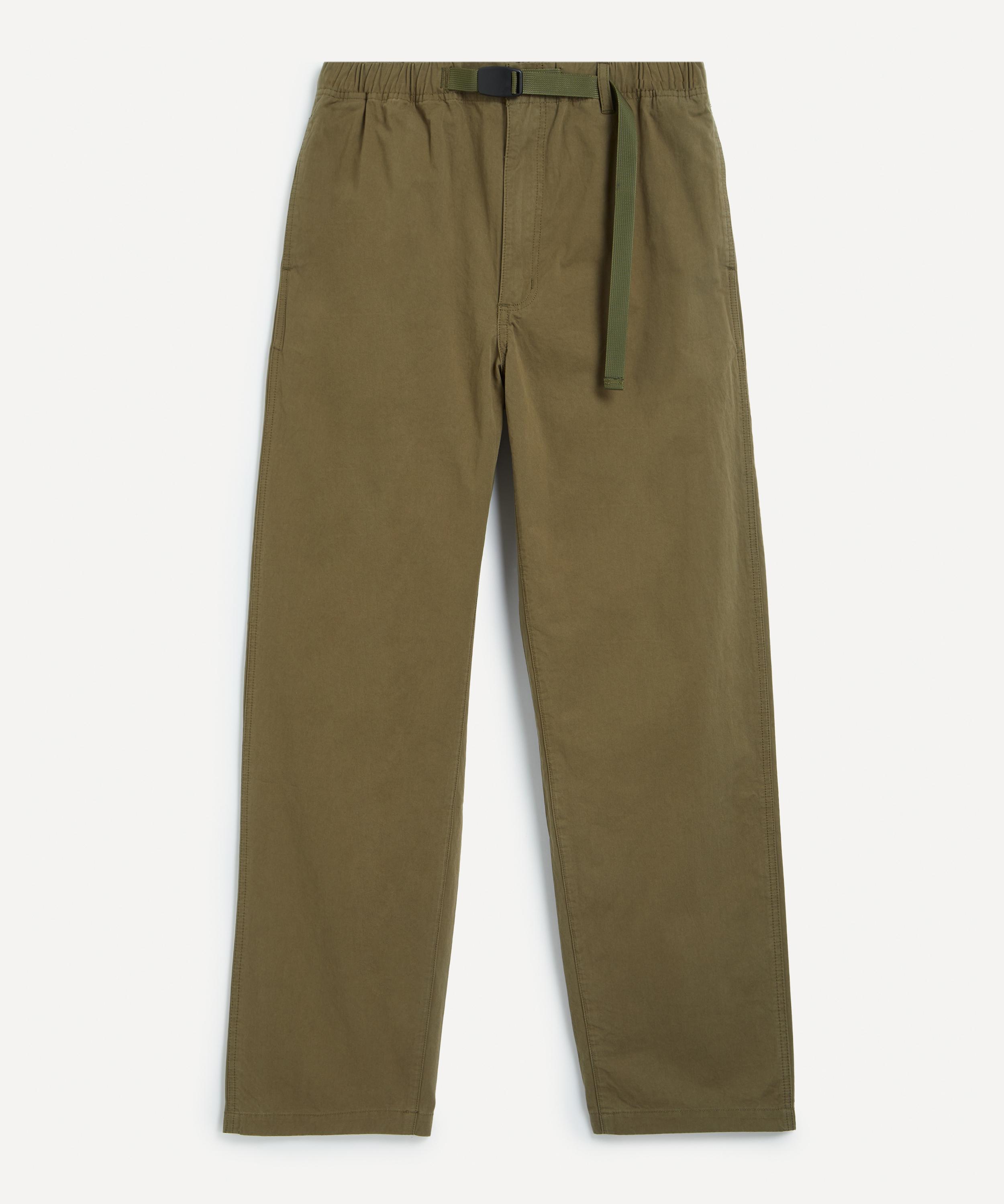 Adsum - Olive Belted Bank Trousers image number 0