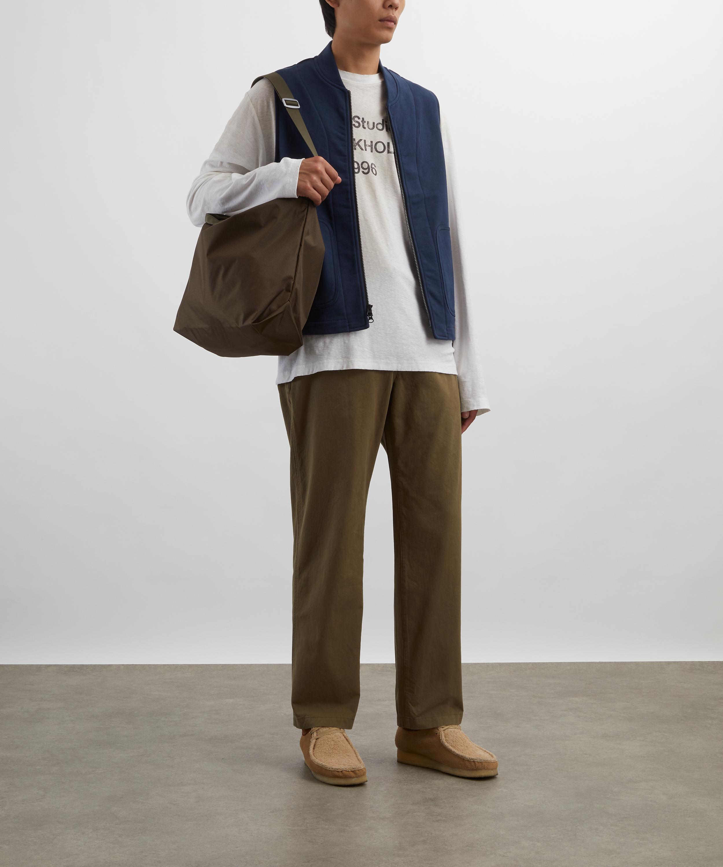Adsum - Olive Belted Bank Trousers image number 1