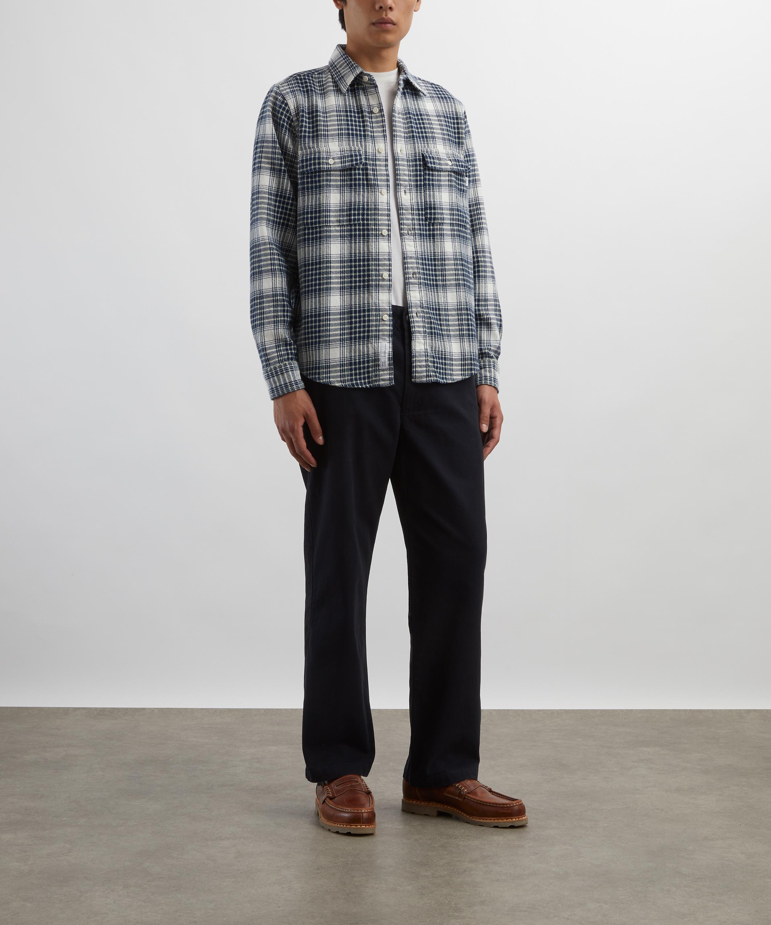 Adsum - Beige Check Classic Plaid Workshirt  image number 1