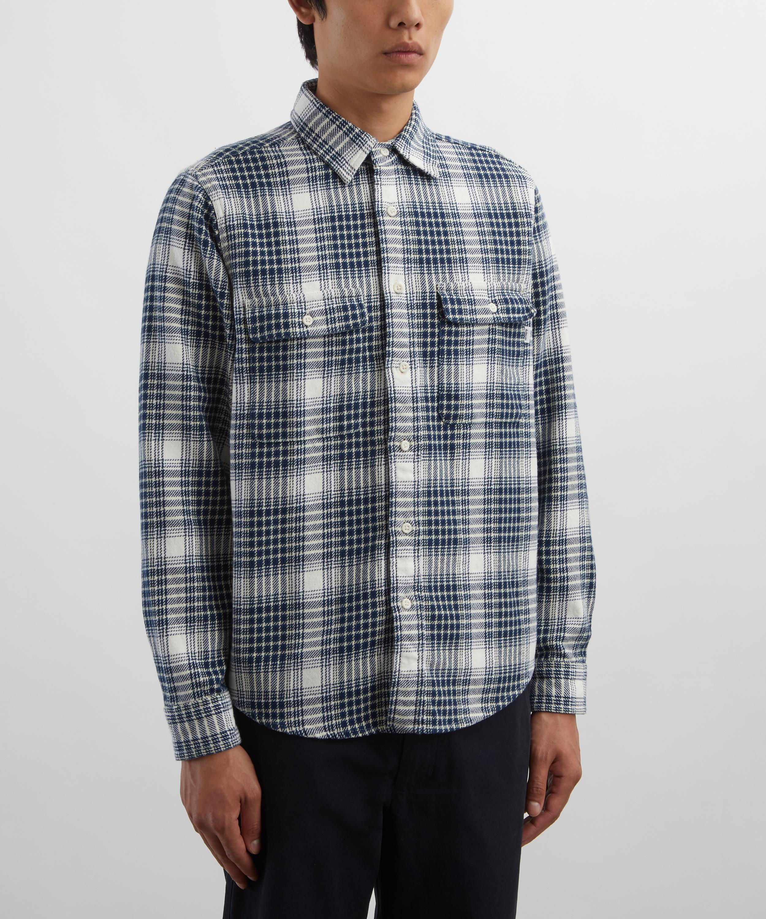 Adsum - Beige Check Classic Plaid Workshirt  image number 2