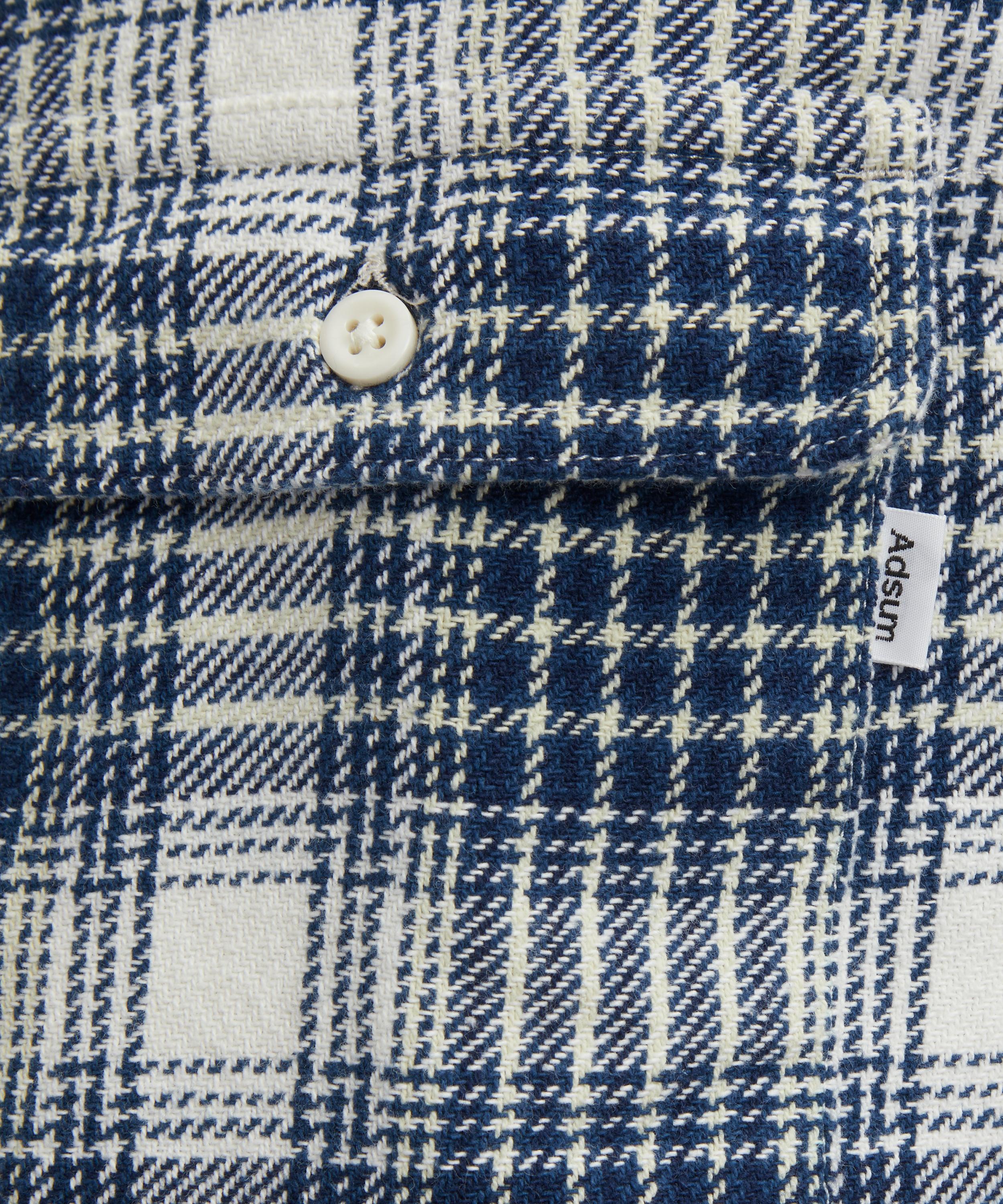 Adsum - Beige Check Classic Plaid Workshirt  image number 4