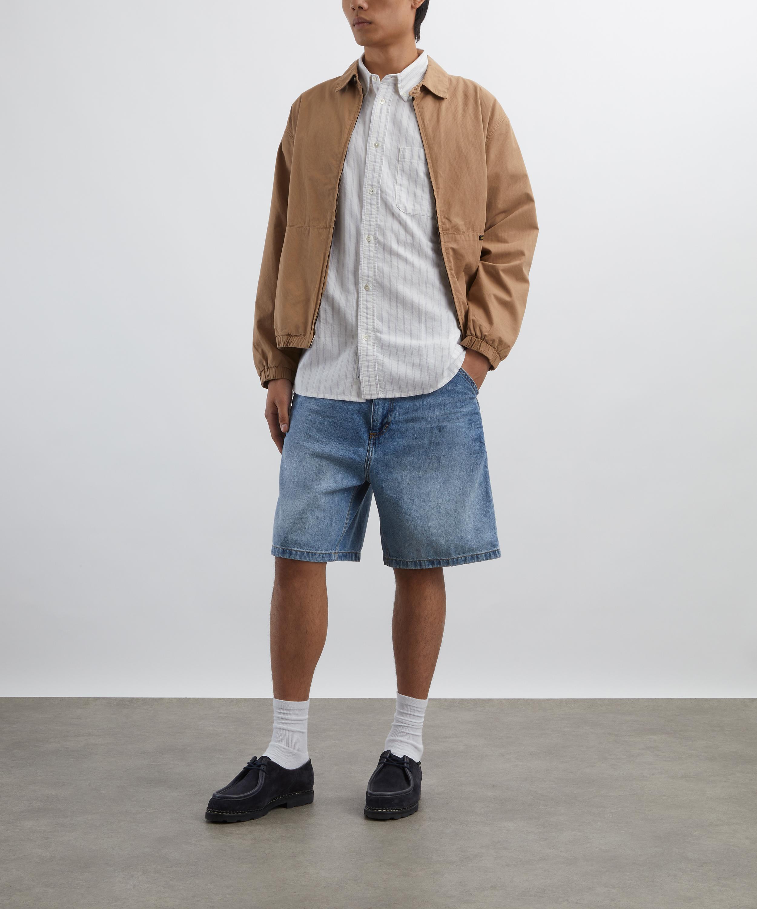 Adsum - Blue Stripe Premium Oxford Button Down Shirt image number 1