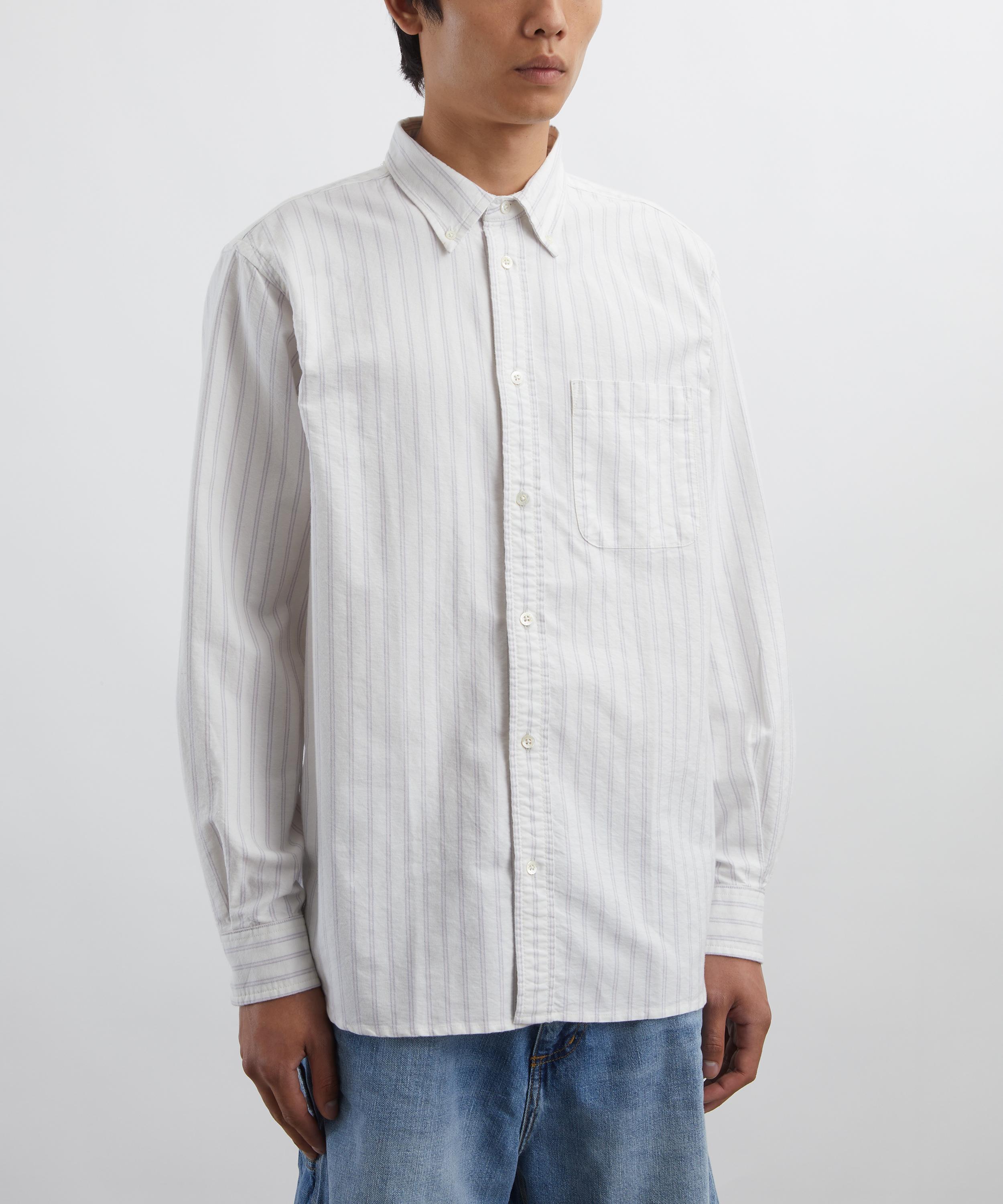 Adsum - Blue Stripe Premium Oxford Button Down Shirt image number 2