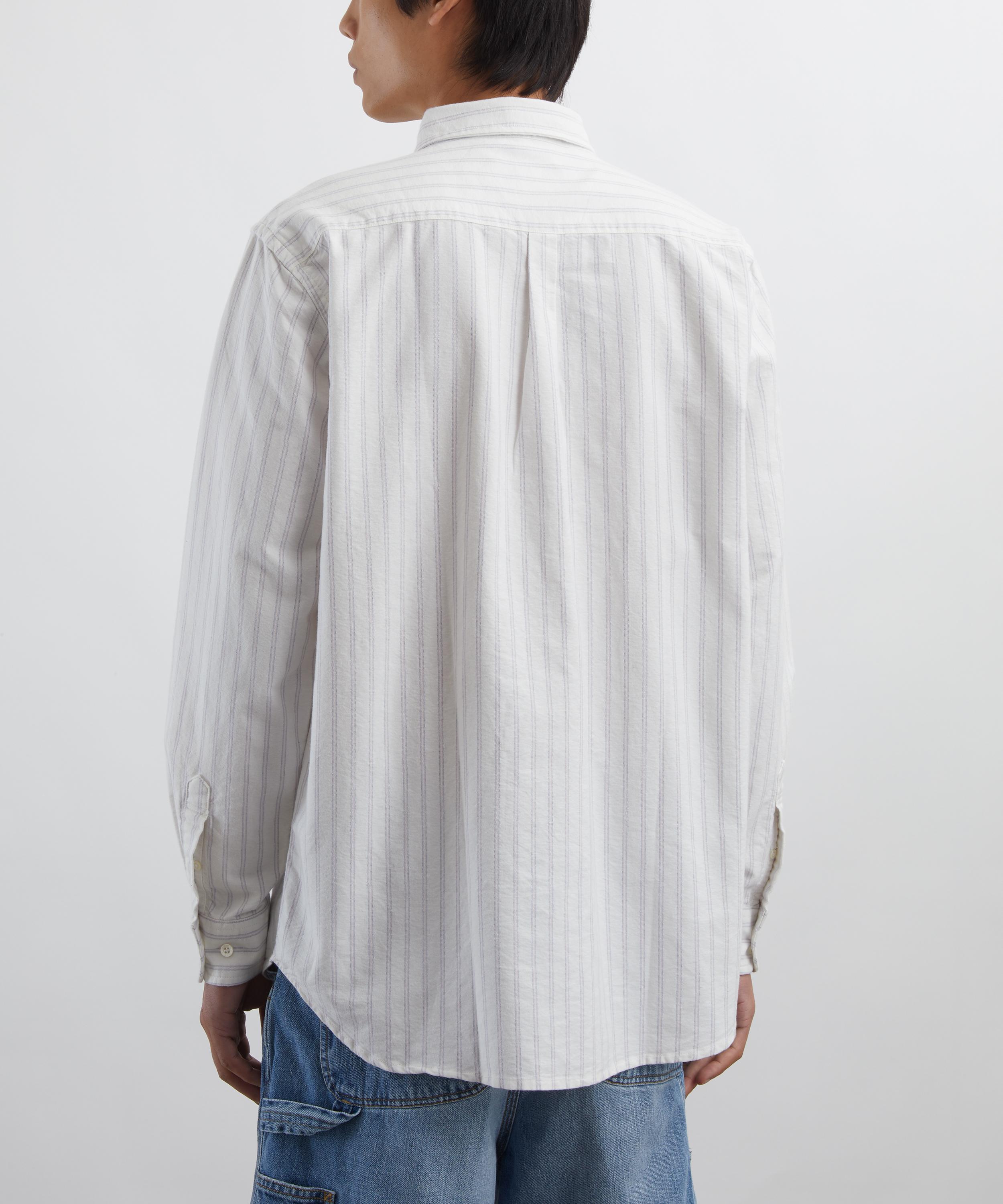 Adsum - Blue Stripe Premium Oxford Button Down Shirt image number 3