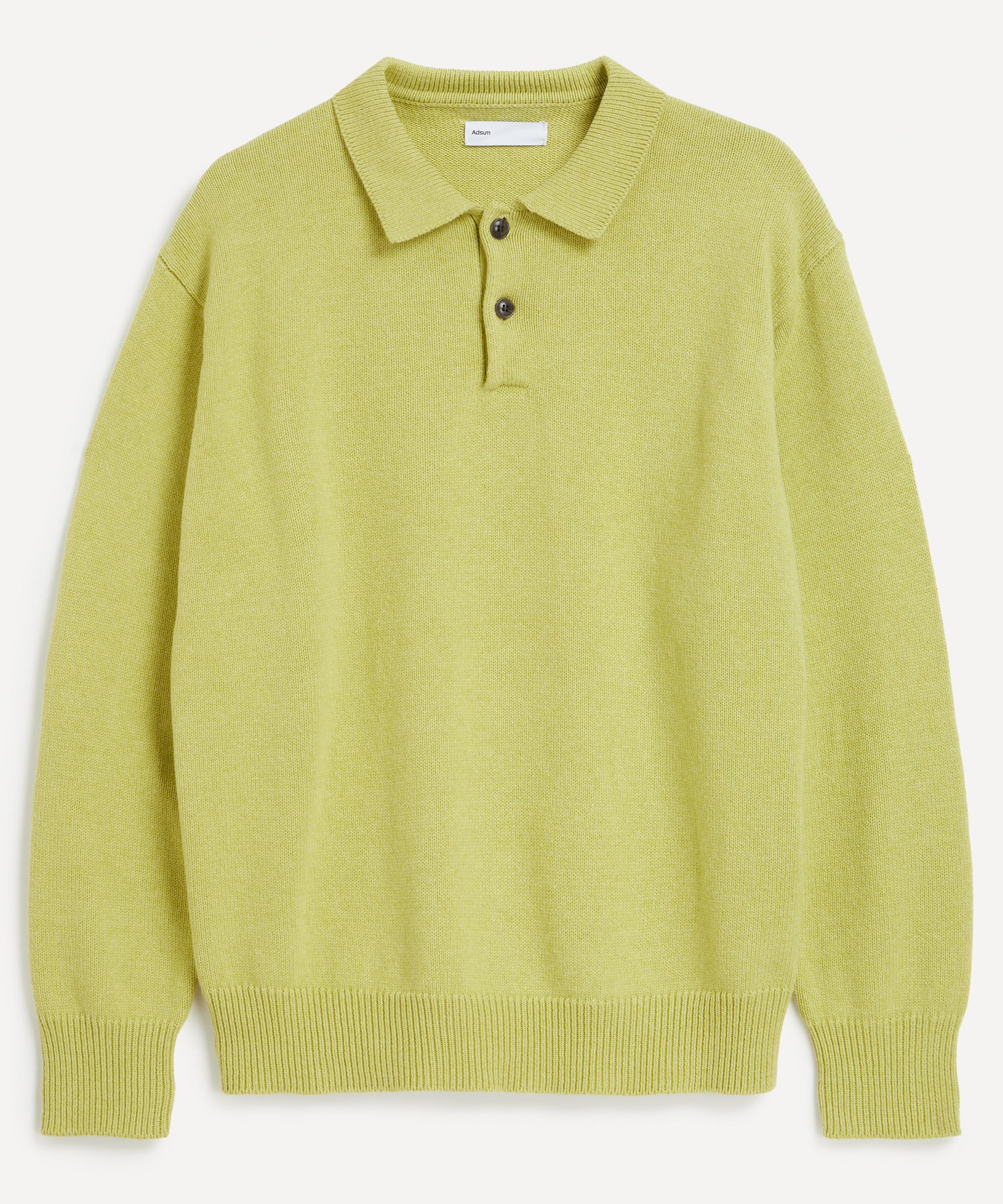 Adsum - Chartreuse Pady Polo Jumper image number 0