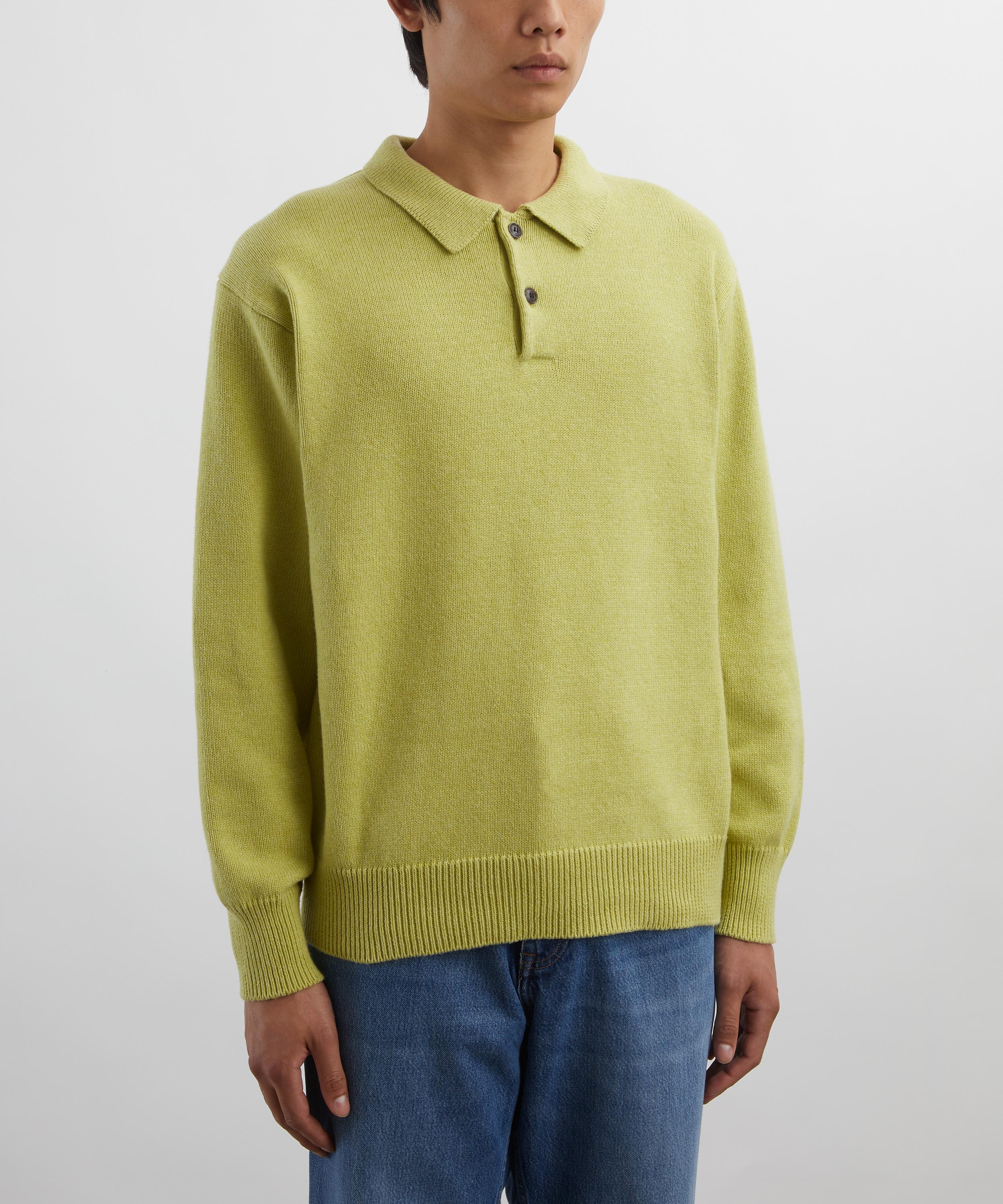 Adsum - Chartreuse Pady Polo Jumper image number 2