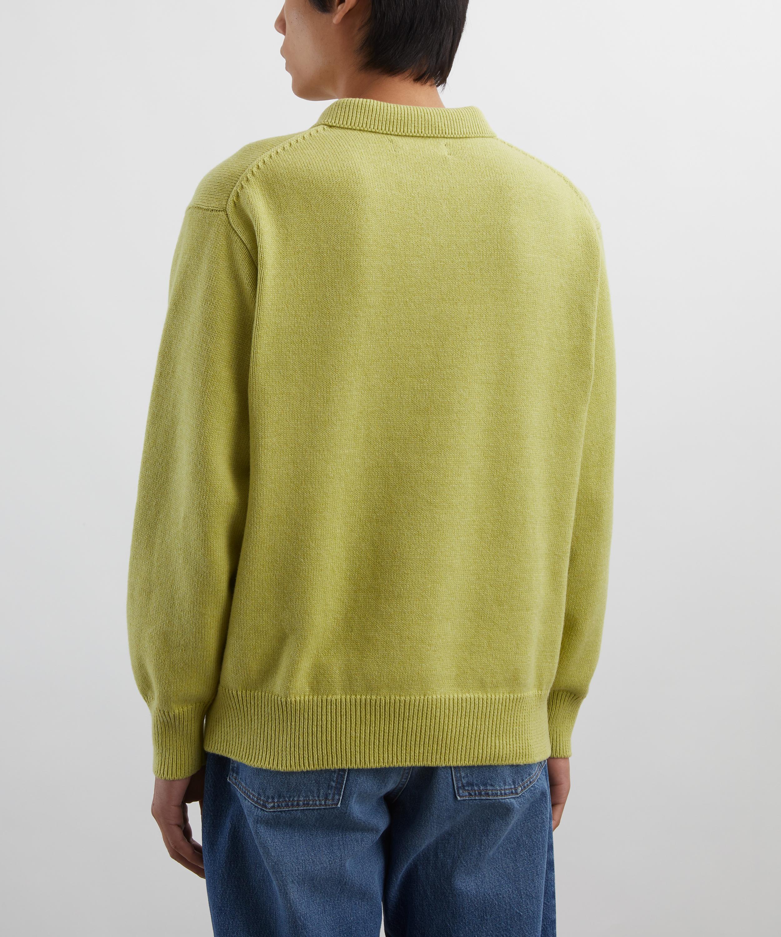 Adsum - Chartreuse Pady Polo Jumper image number 3
