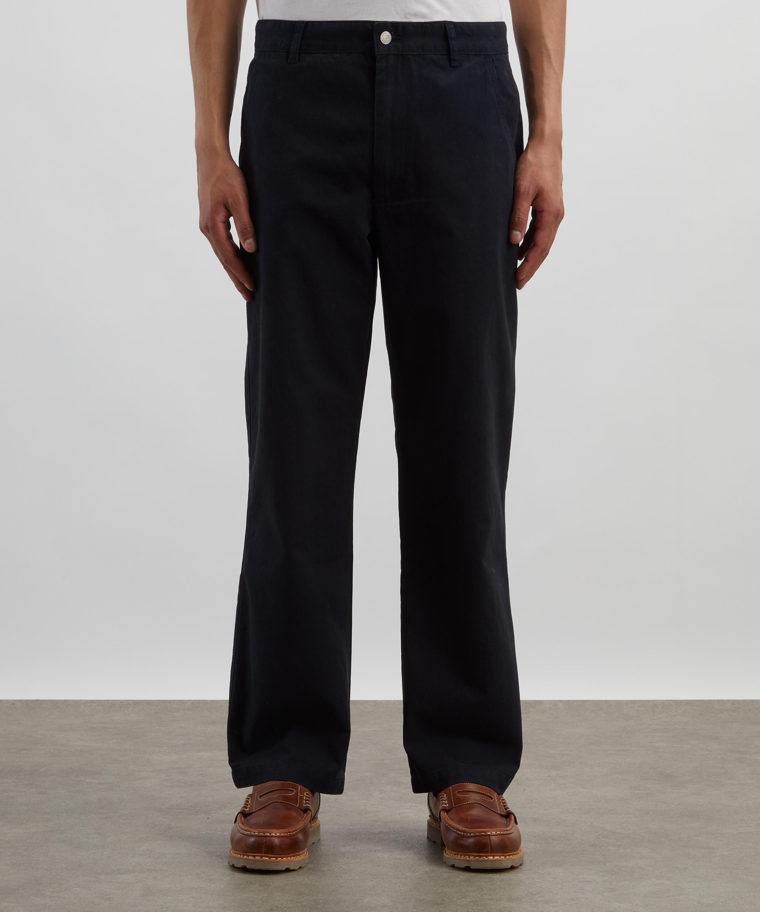Adsum - Navy Flap Pocket Trousers image number 2