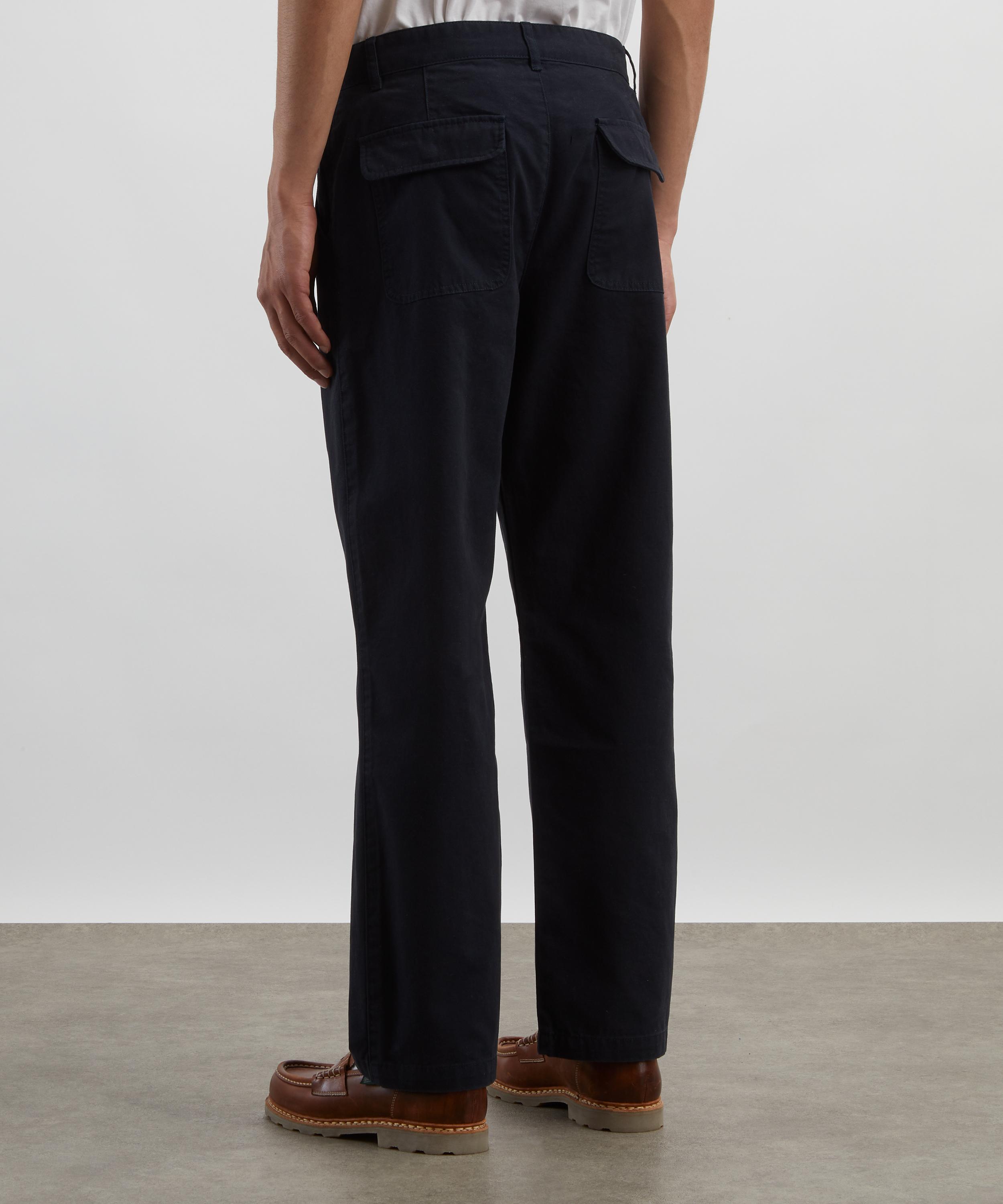 Adsum - Navy Flap Pocket Trousers image number 3