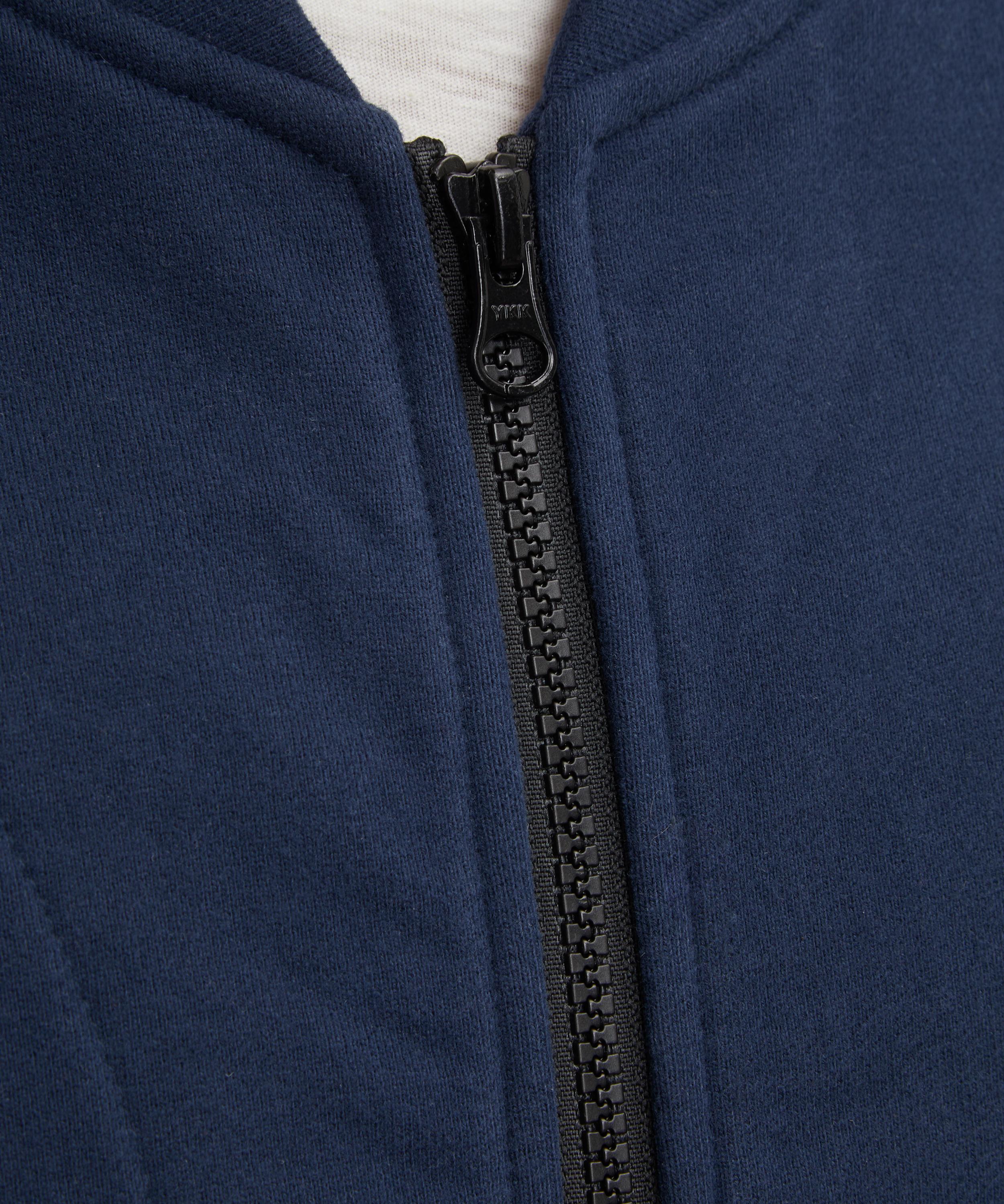 Adsum - Navy Cotton Fleece Vest image number 4