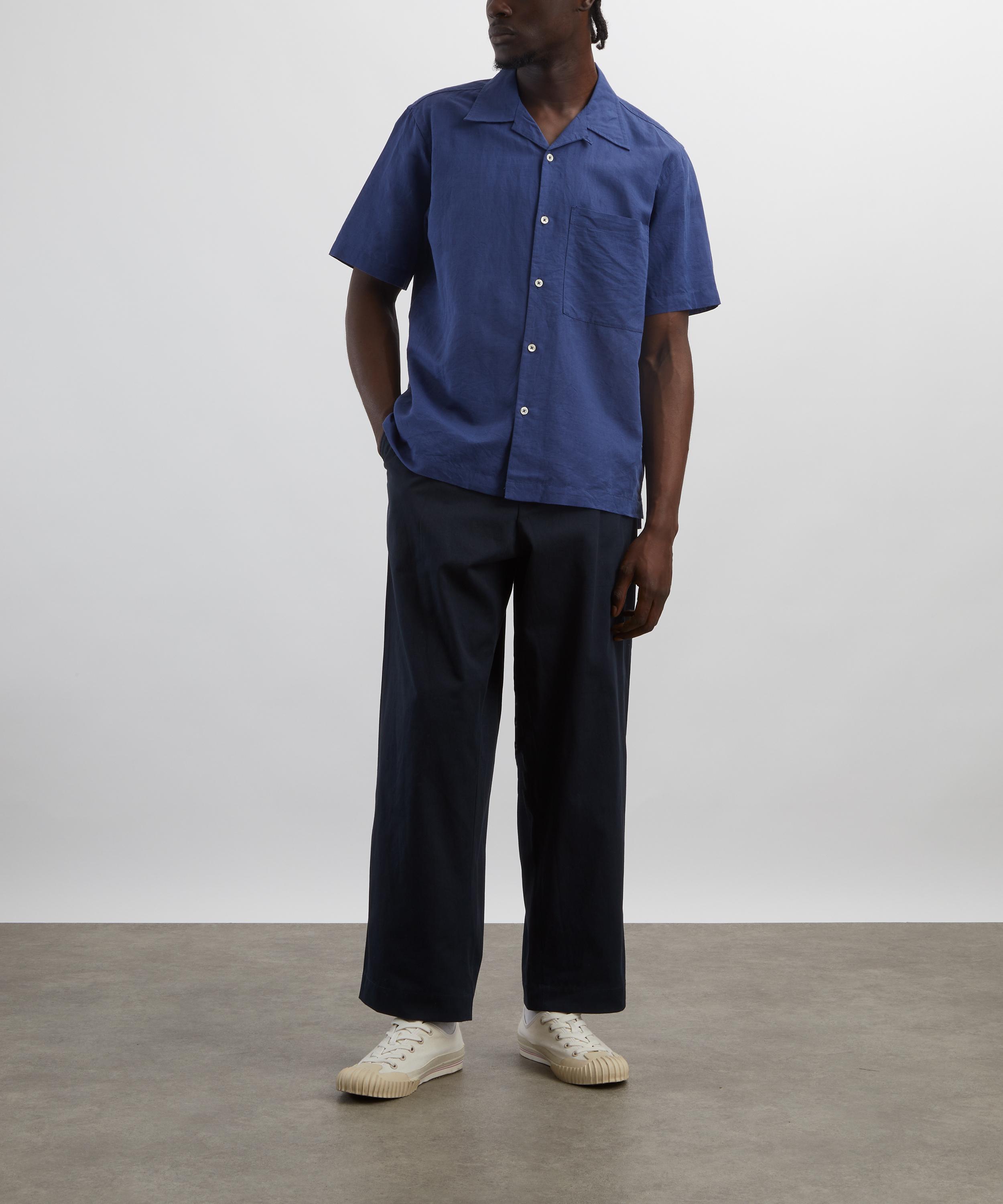 Universal Works - Duke Navy Twill Trousers image number 1