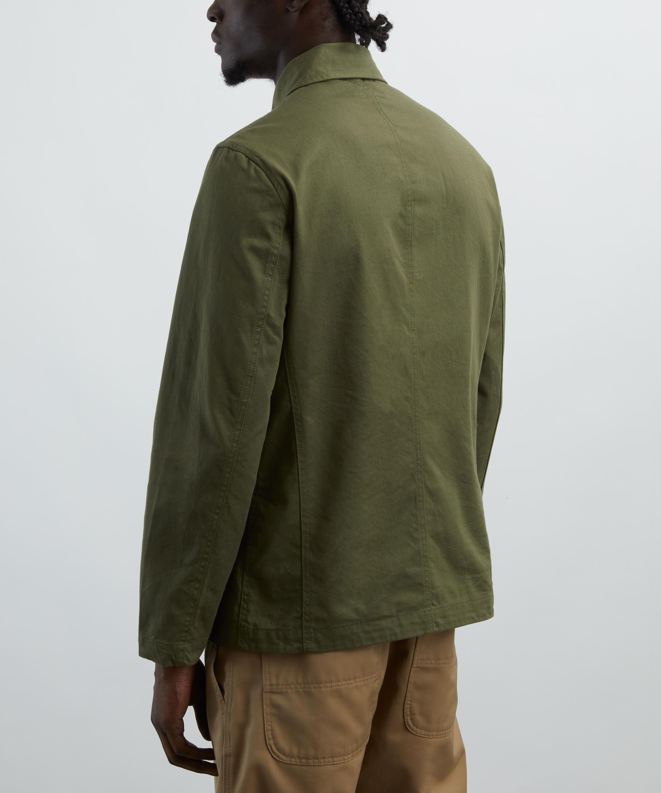 Universal Works - Light Olive Twill Bakers Jacket image number 3