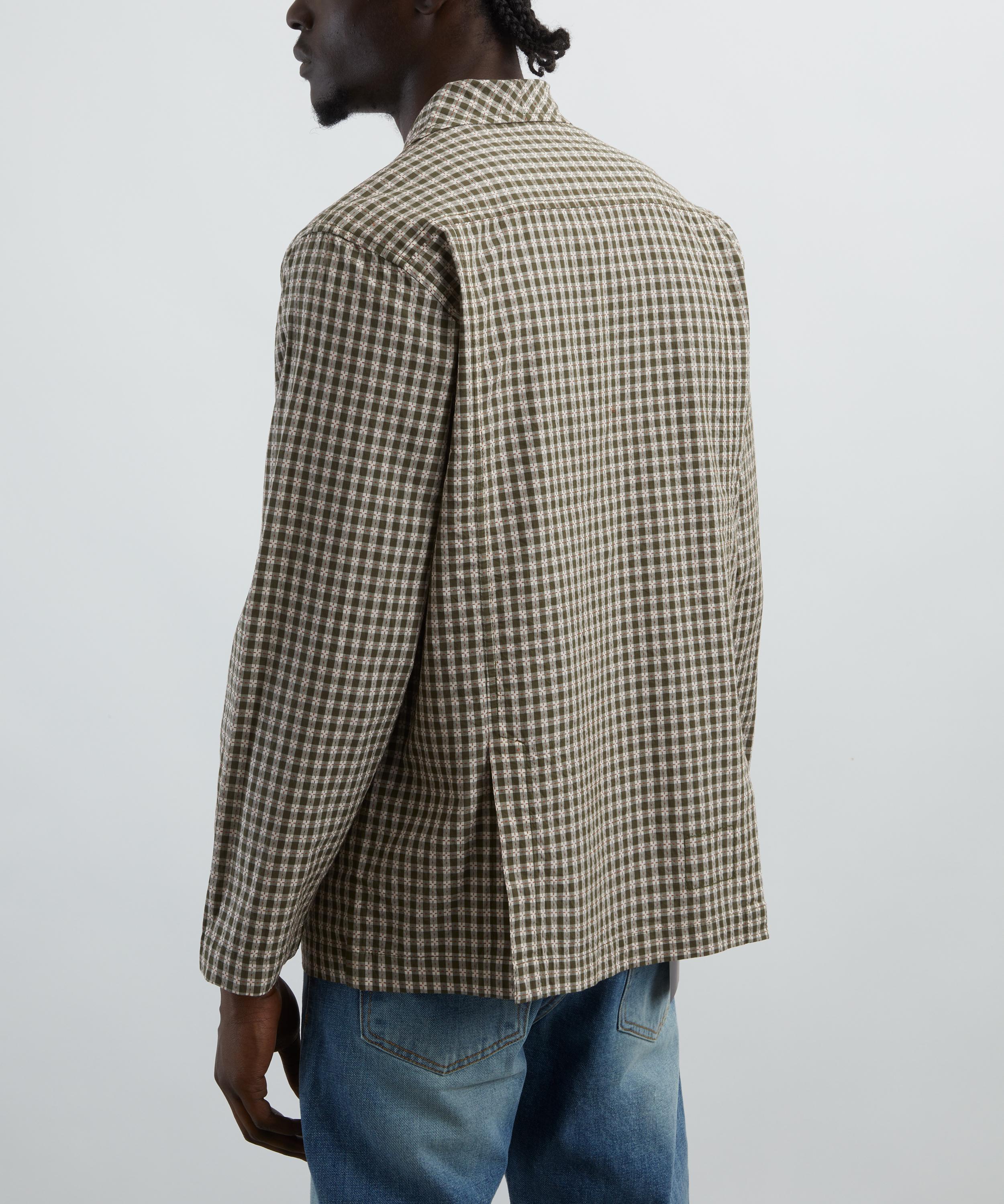 Universal Works - Olive Dobby Check Cancun Jacket image number 3