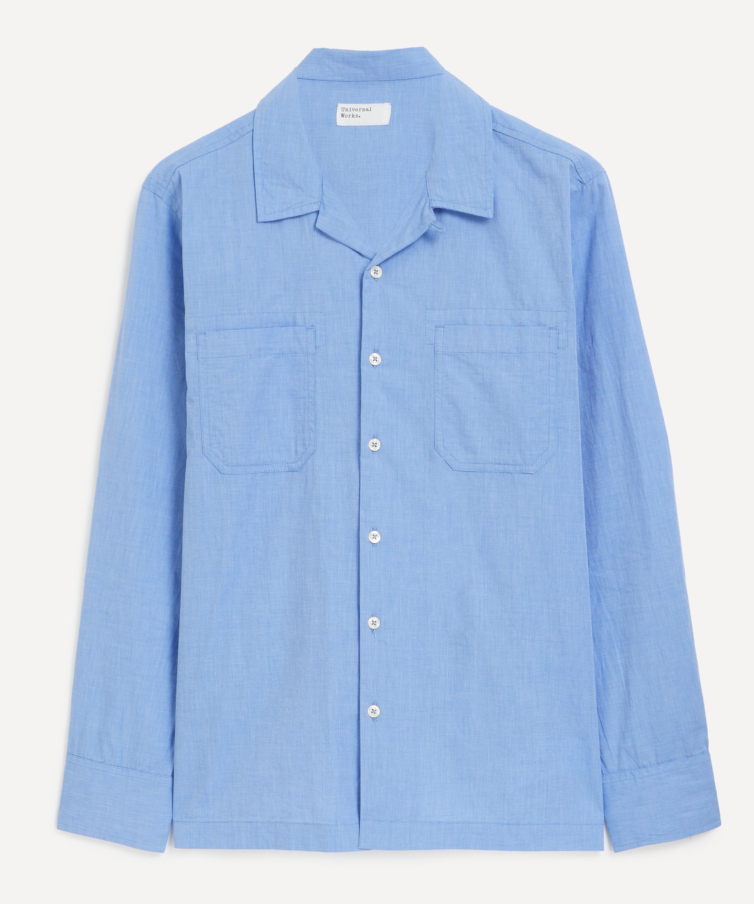 Universal Works - Blue End Cotton Shirt image number 0