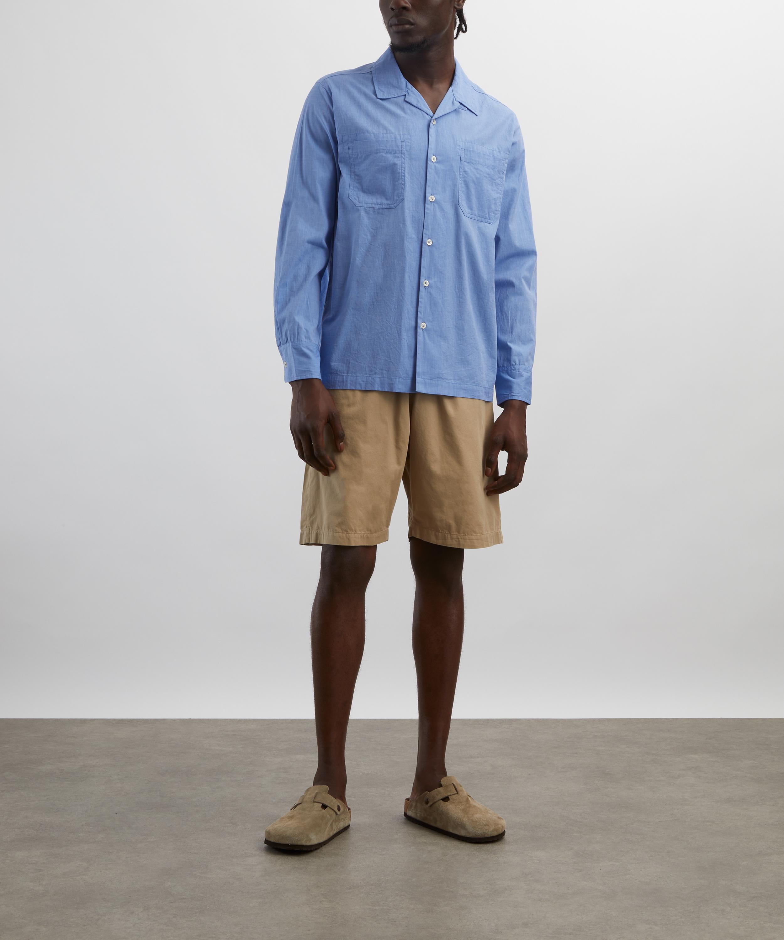 Universal Works - Blue End Cotton Shirt image number 1