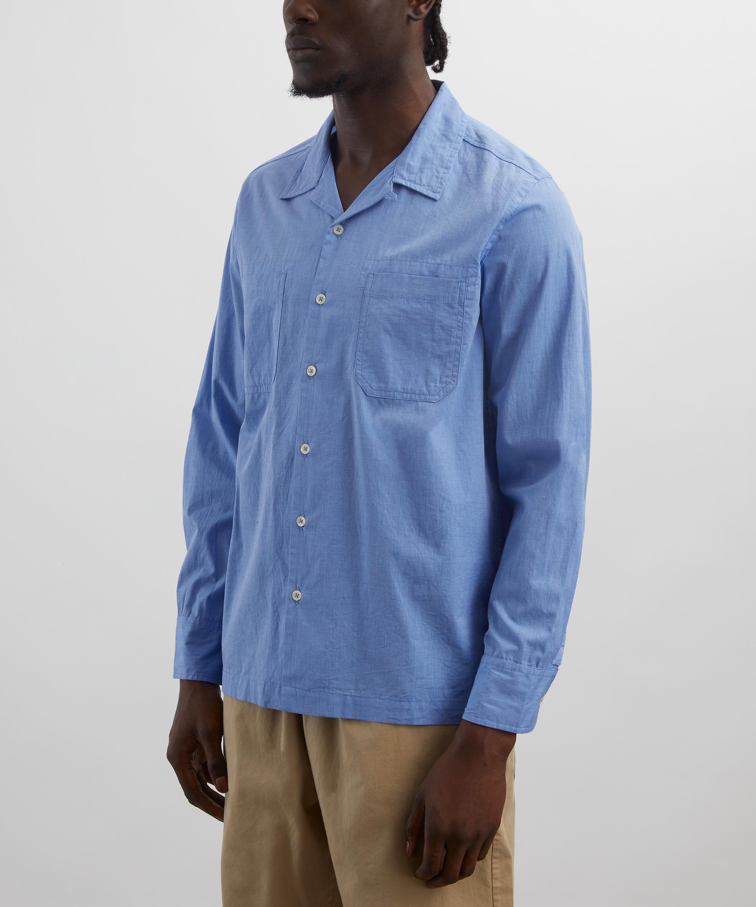 Universal Works - Blue End Cotton Shirt image number 2