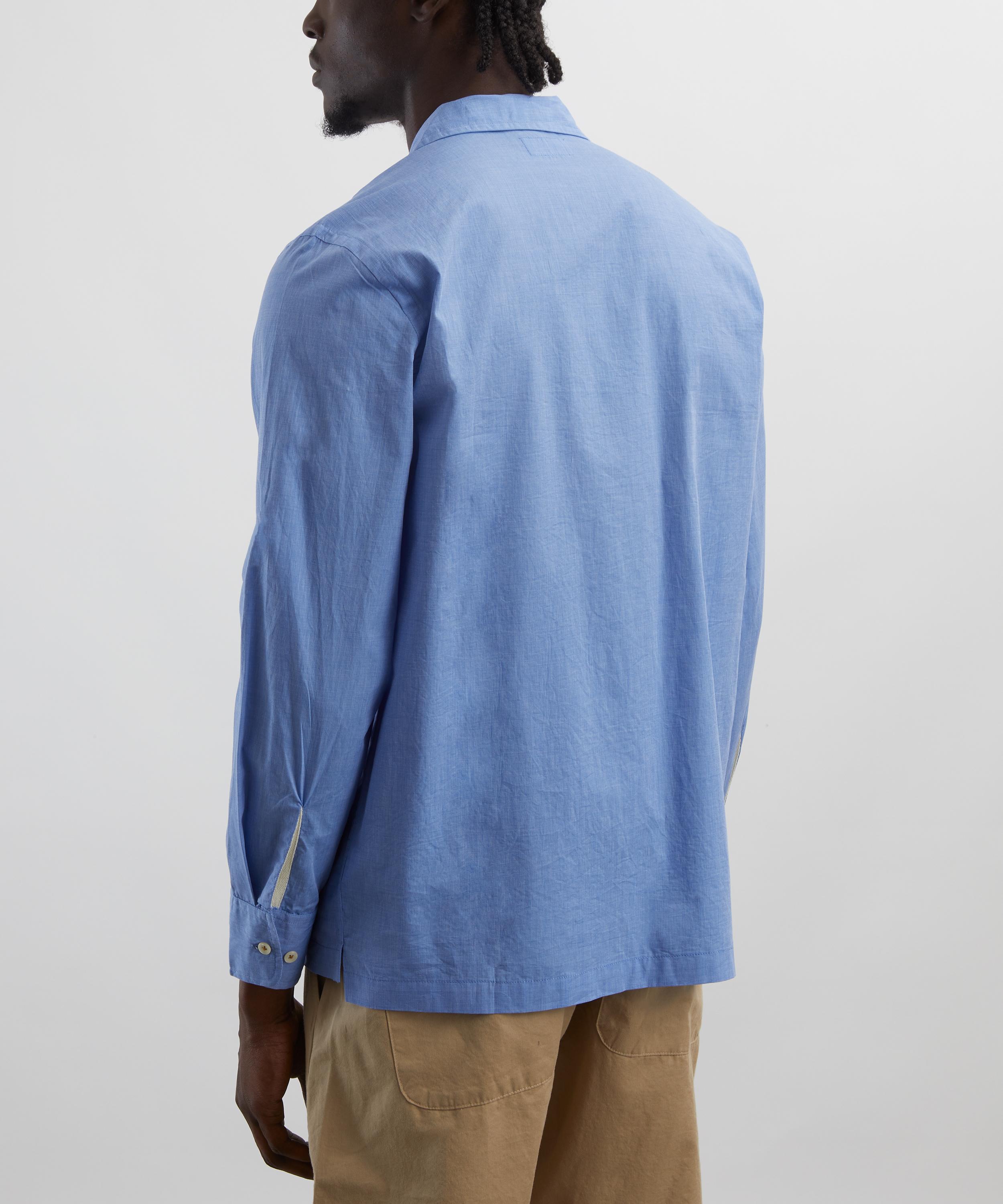 Universal Works - Blue End Cotton Shirt image number 3