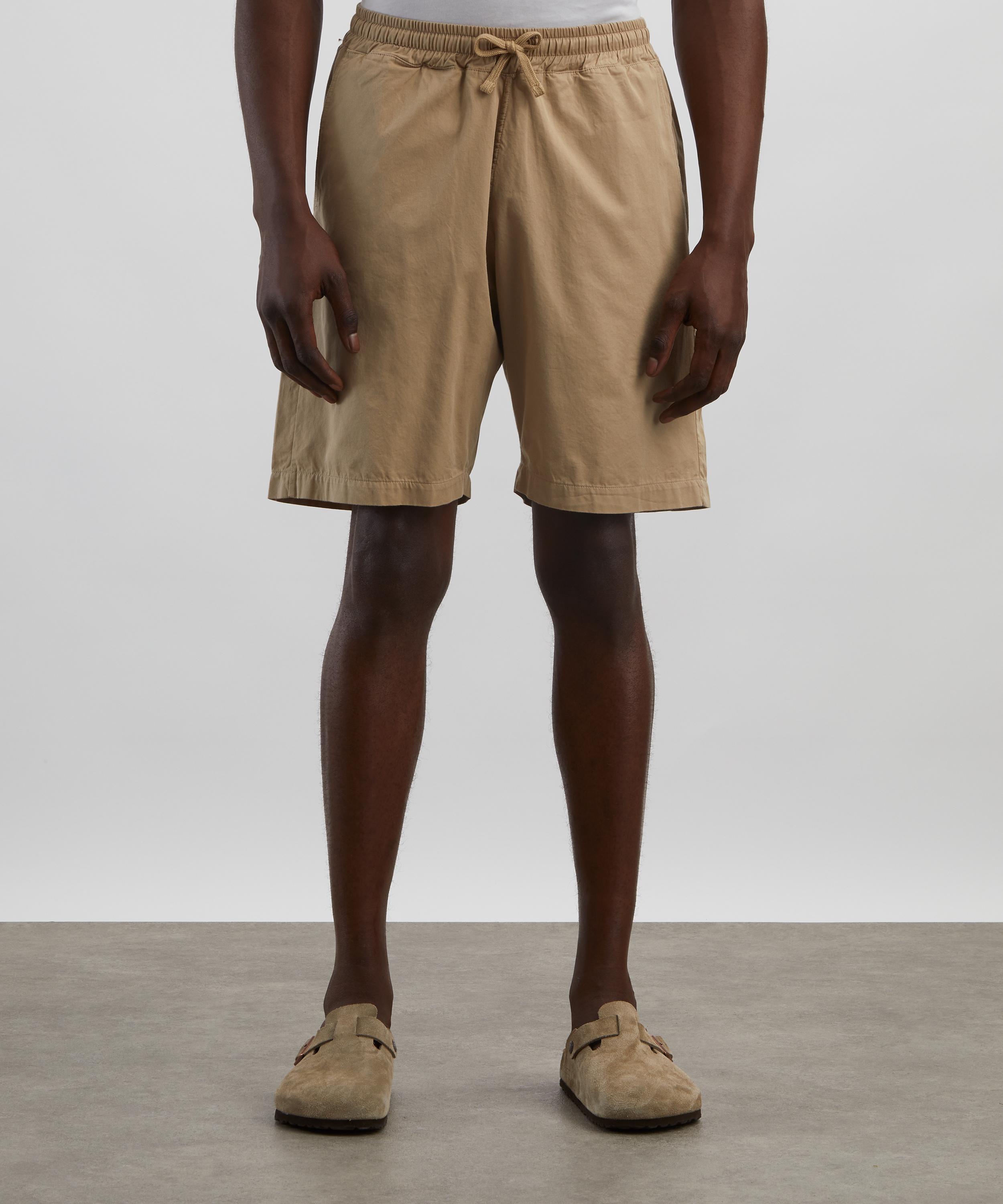 Universal Works - Sand Kelly Simple Shorts image number 2