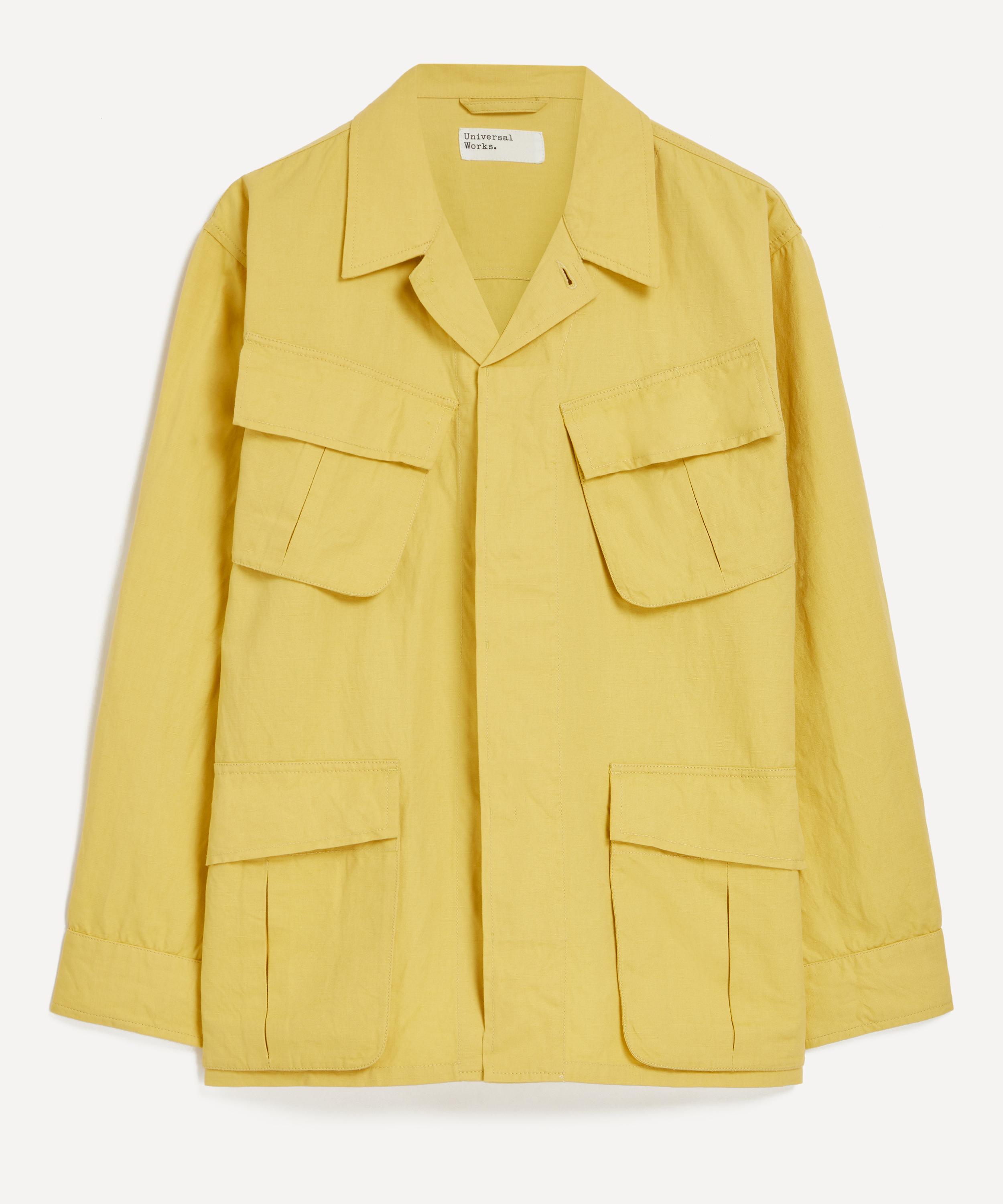 Universal Works - Lemon Linen Slub Weave Jungle Jacket