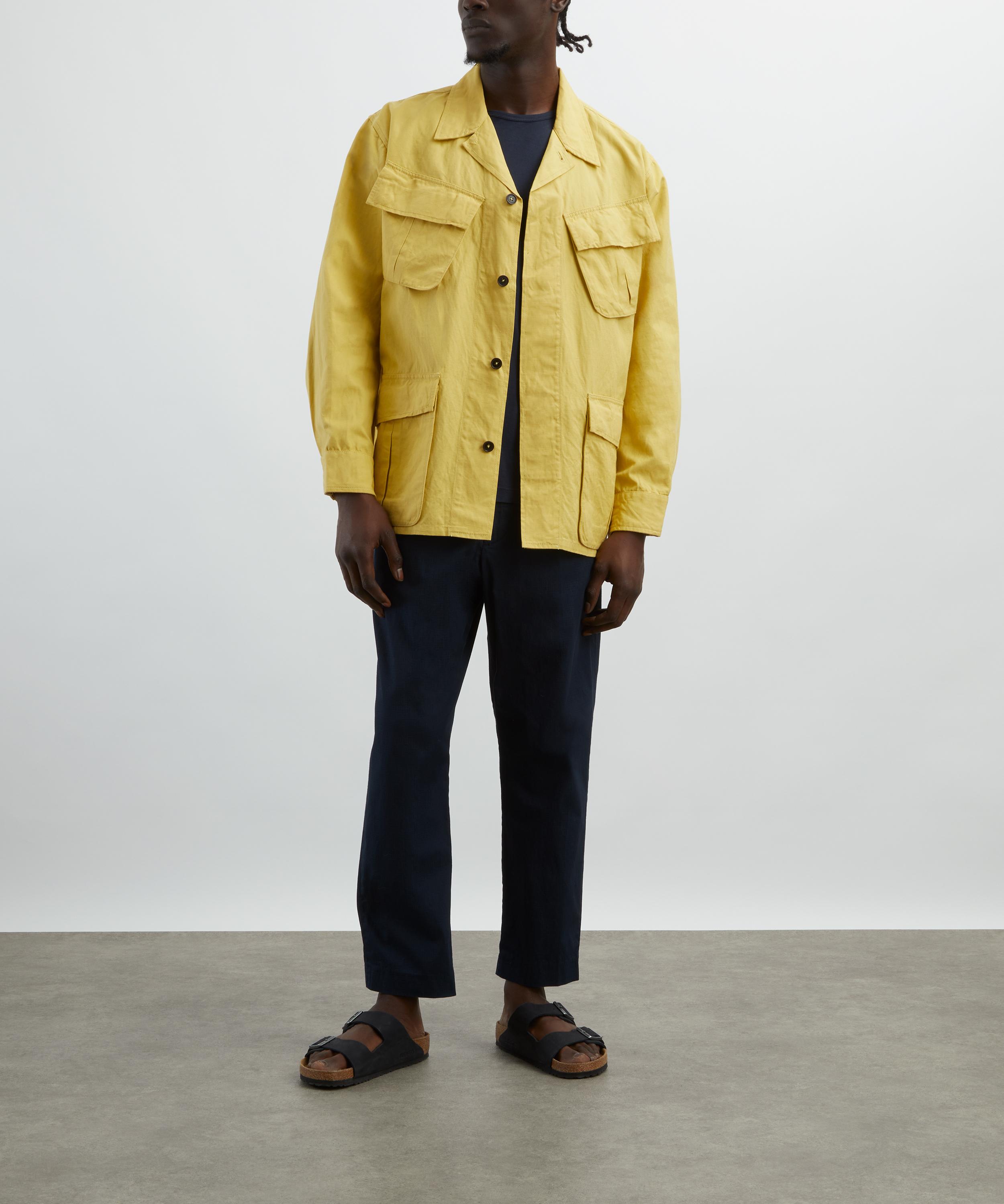 Universal Works - Lemon Linen Slub Weave Jungle Jacket image number 1