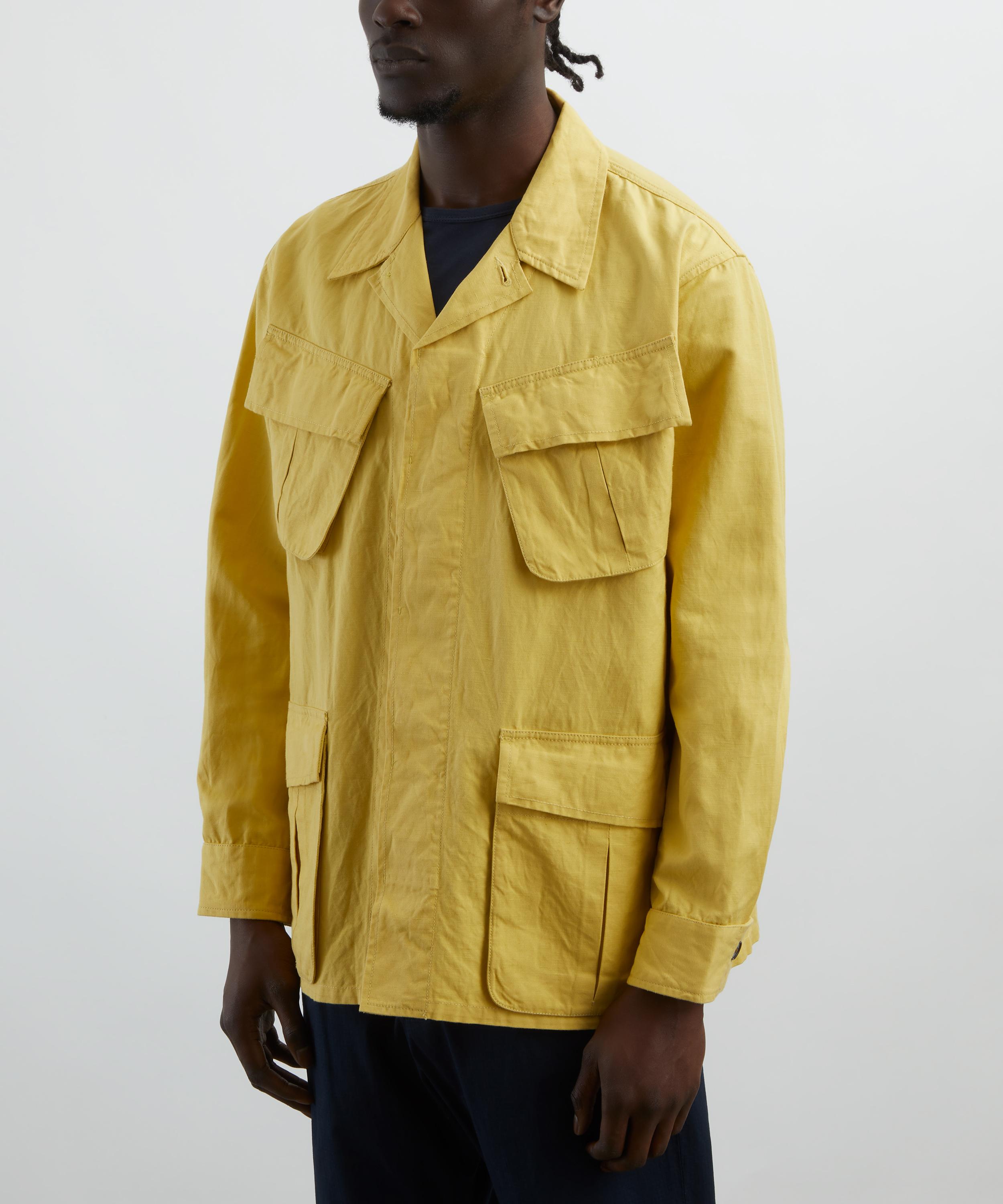 Universal Works - Lemon Linen Slub Weave Jungle Jacket image number 2
