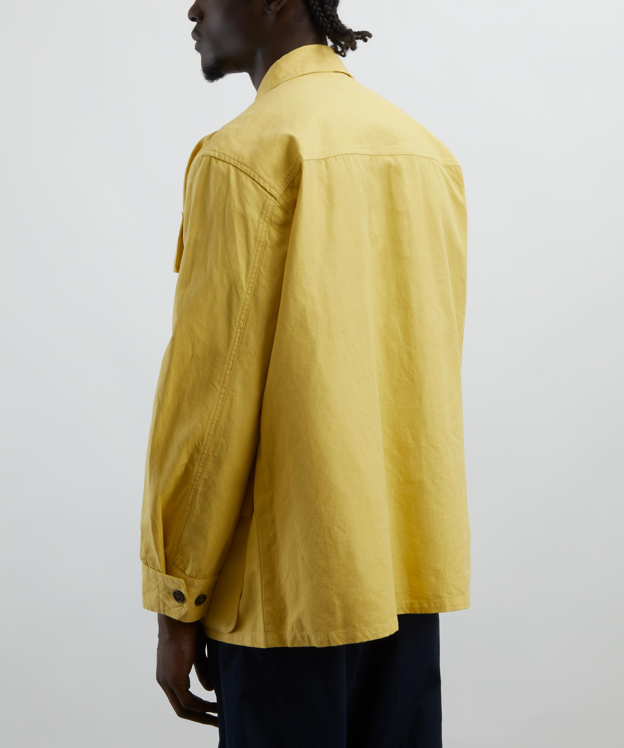 Universal Works - Lemon Linen Slub Weave Jungle Jacket image number 3