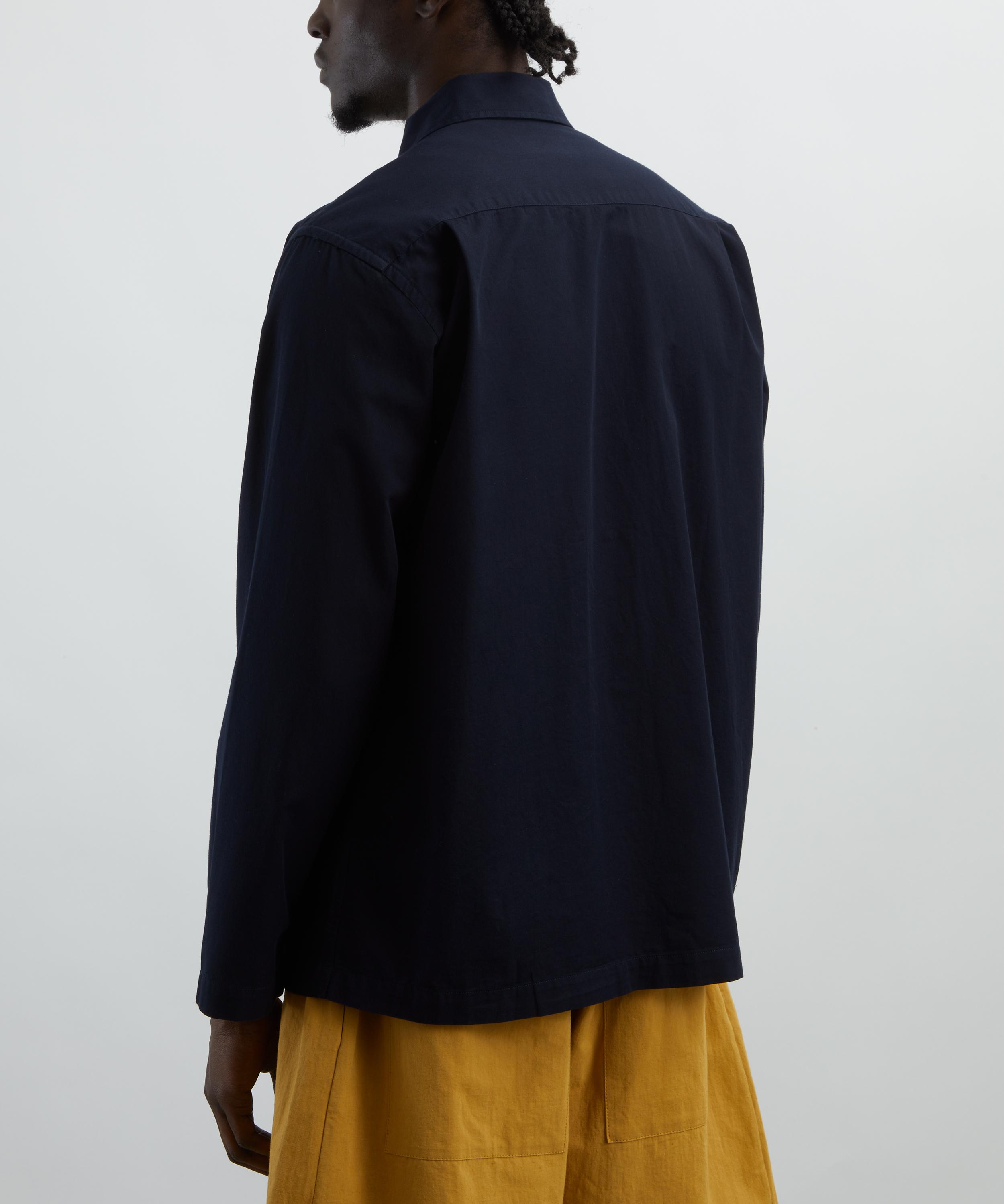 Universal Works - Navy Military Cotton Dockside Jacket image number 3