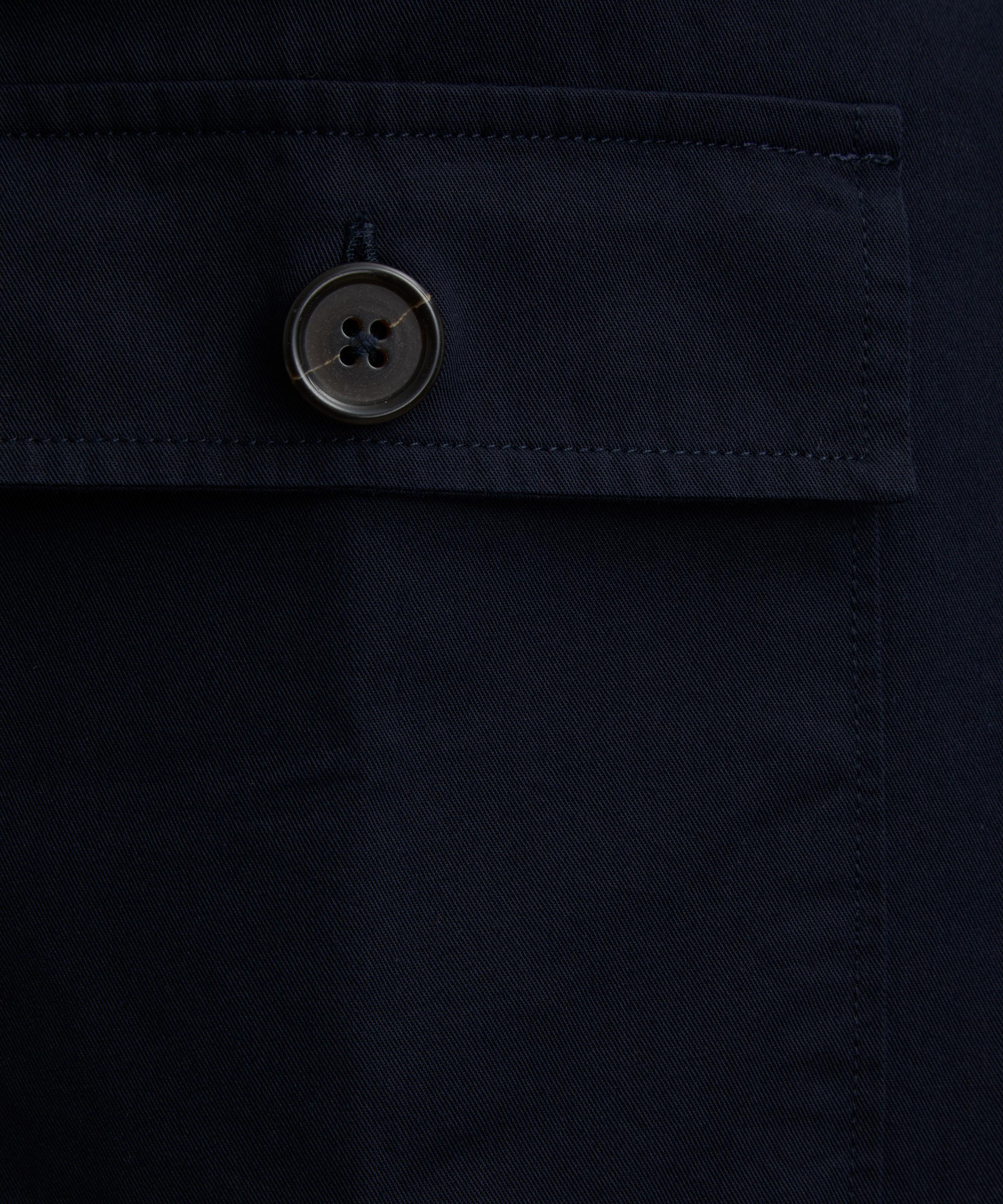 Universal Works - Navy Military Cotton Dockside Jacket image number 4