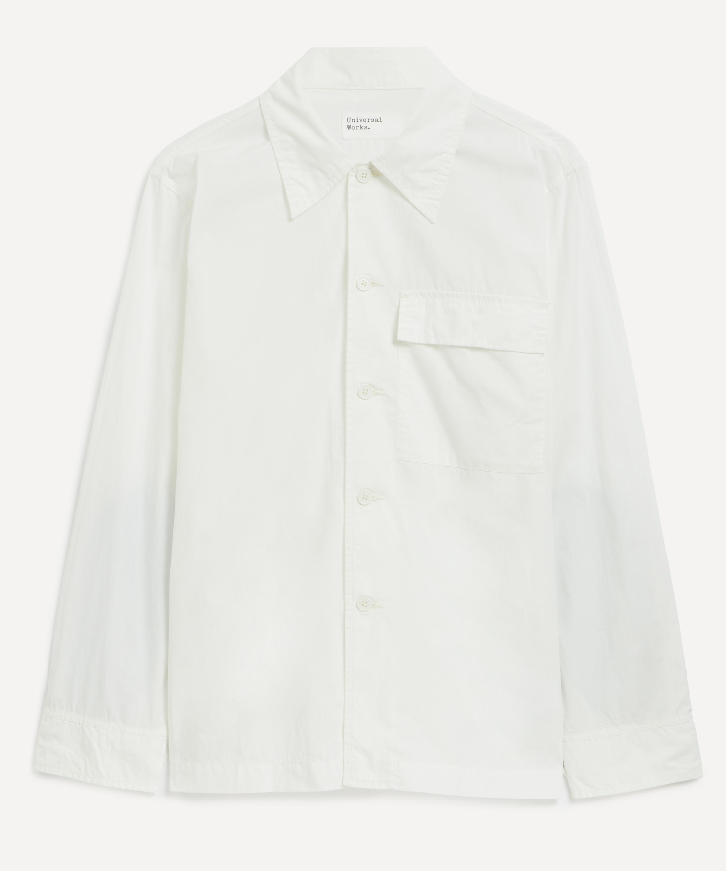 Universal Works - Ecru Poplin Cruiser Shirt image number 0