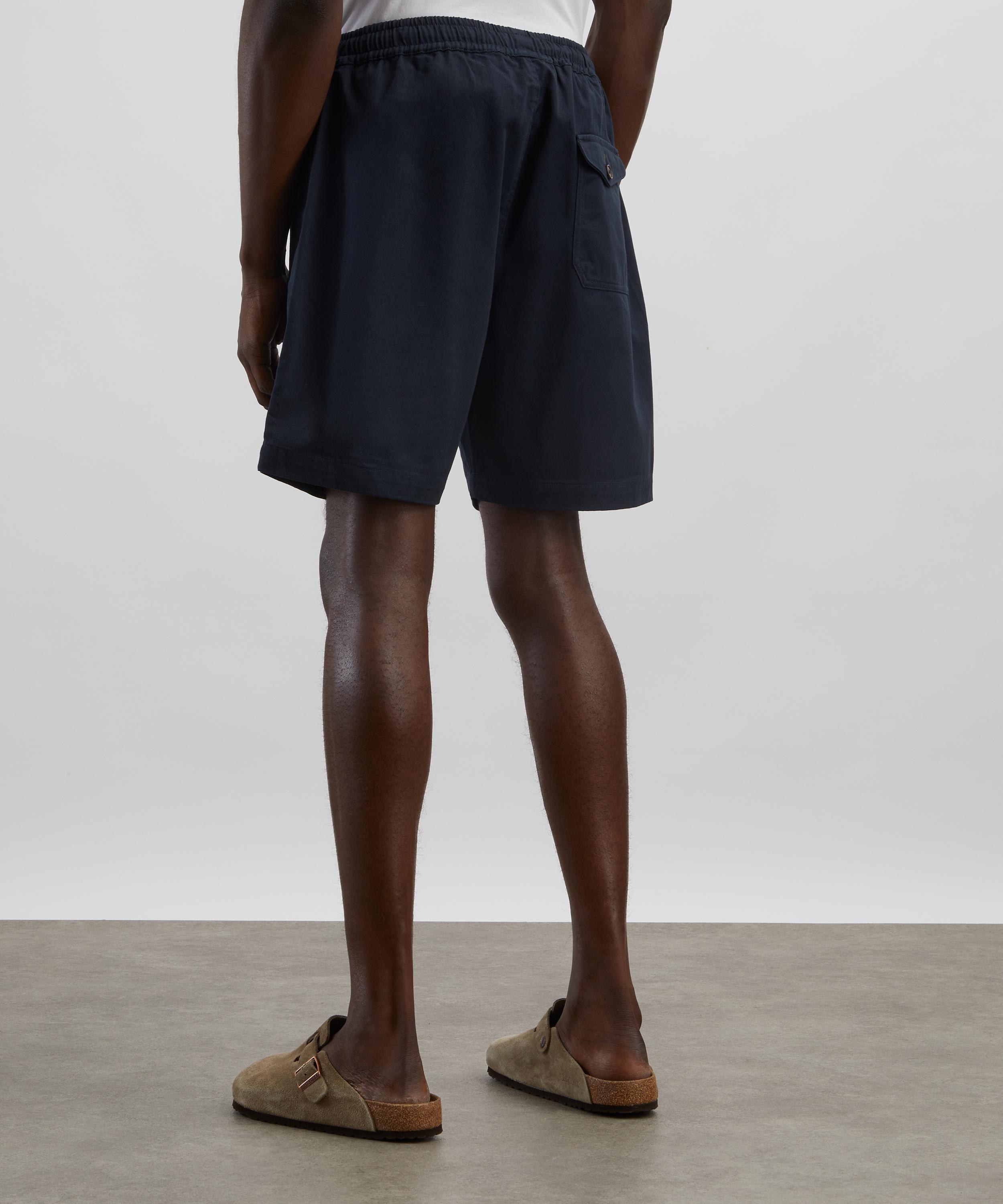 Universal Works - Twill Navy Beach Shorts image number 3