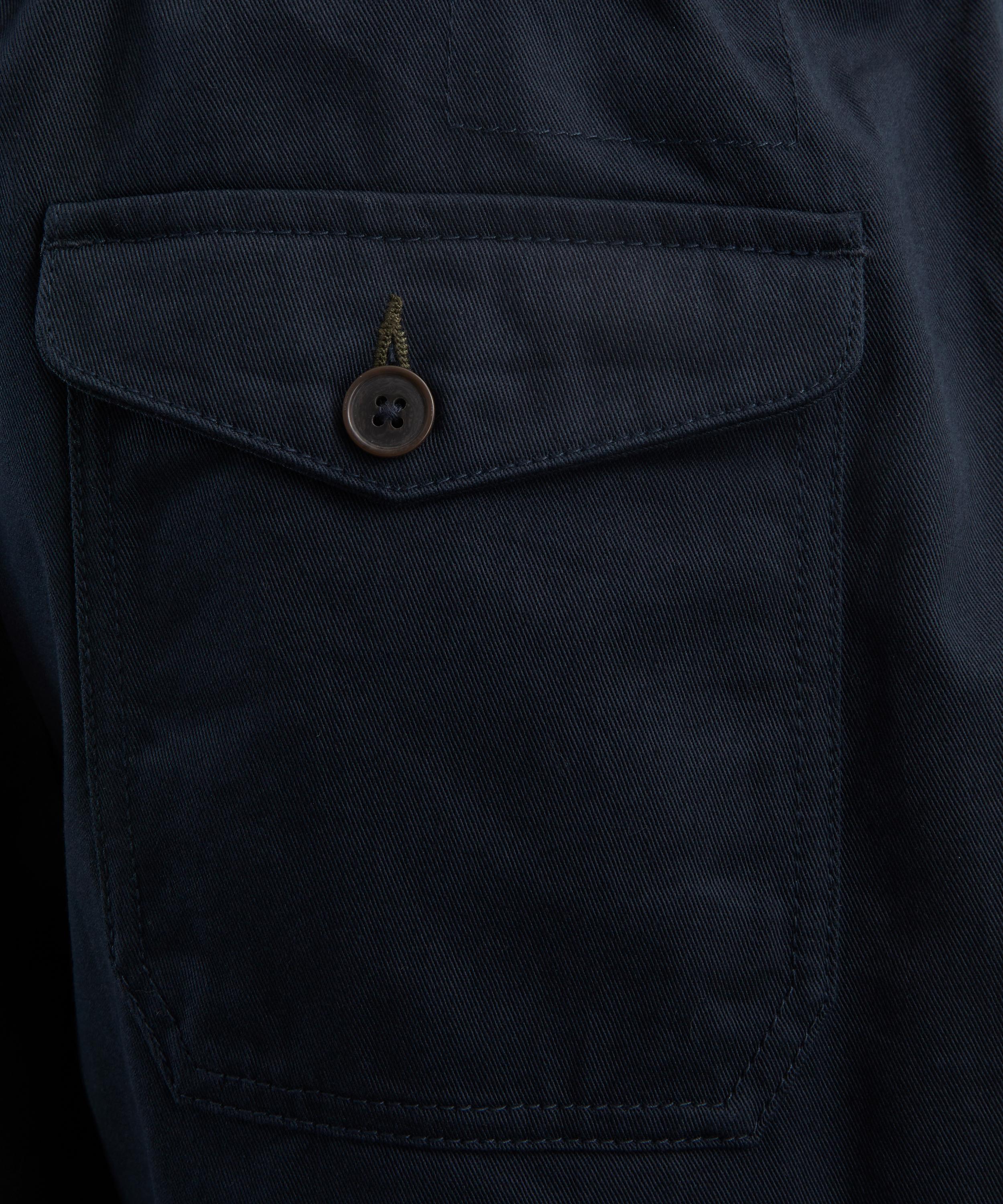 Universal Works - Twill Navy Beach Shorts image number 4