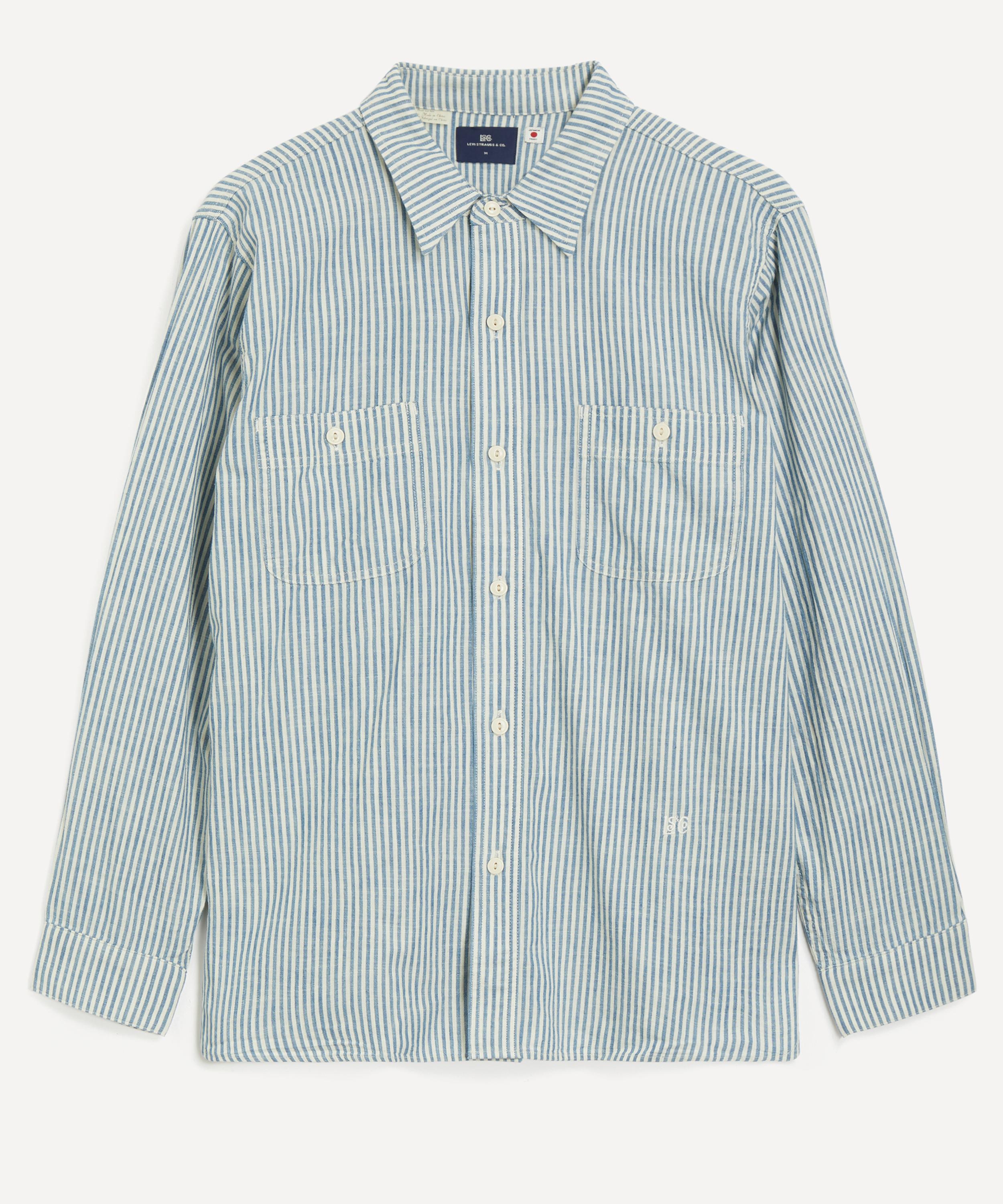Levi's - Indigo Stripe Work Shirt image number 0