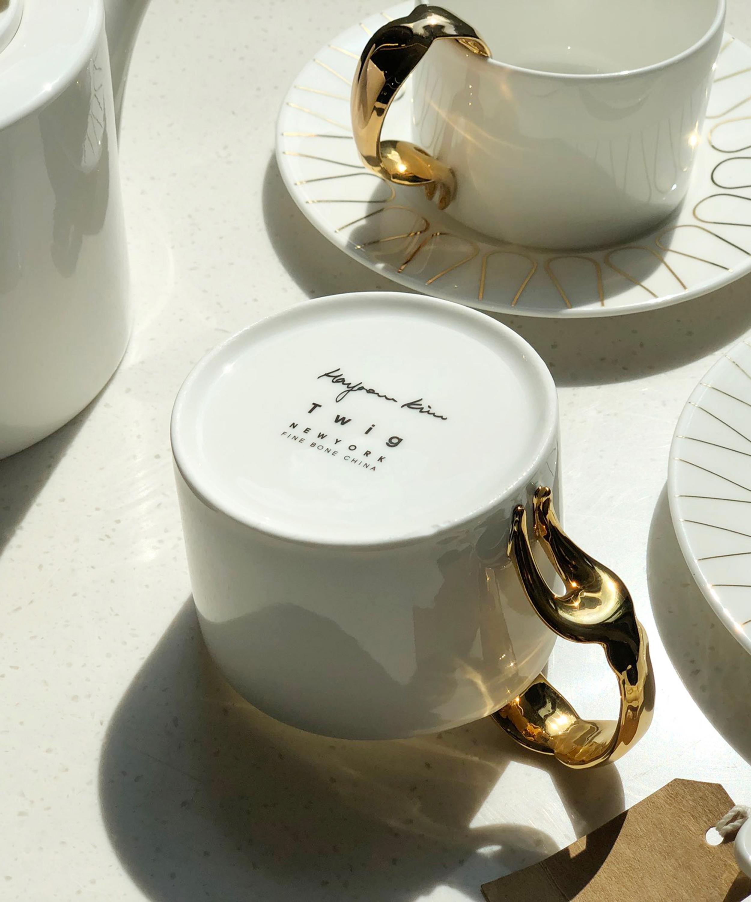 Twig New York - Cutlery Fork Handle Cup and Saucer image number 2