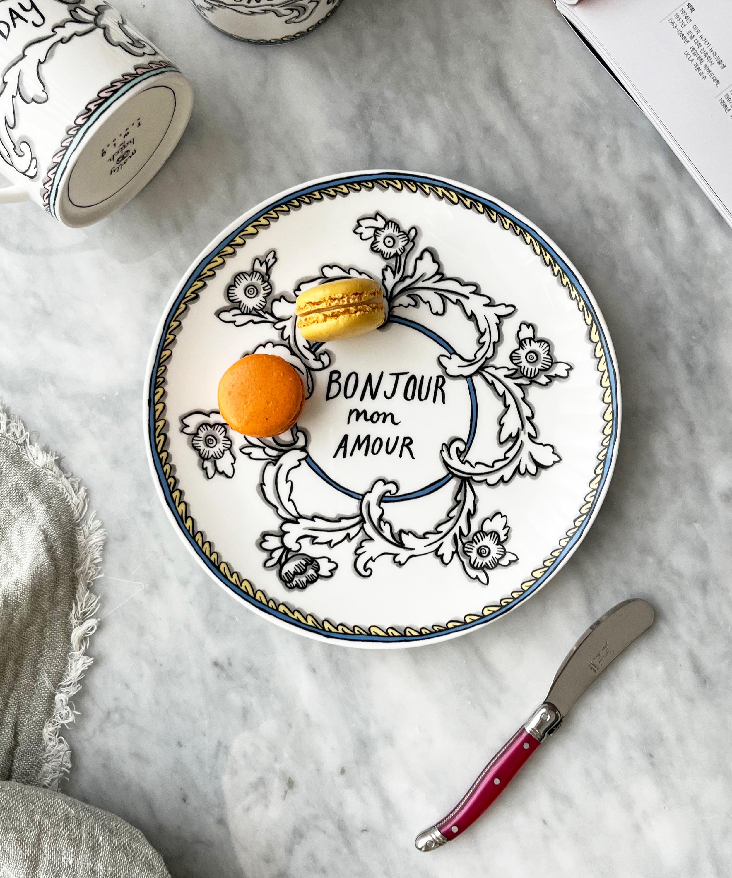 Twig New York - Bonjour Mon Amour Salad Plate image number 1