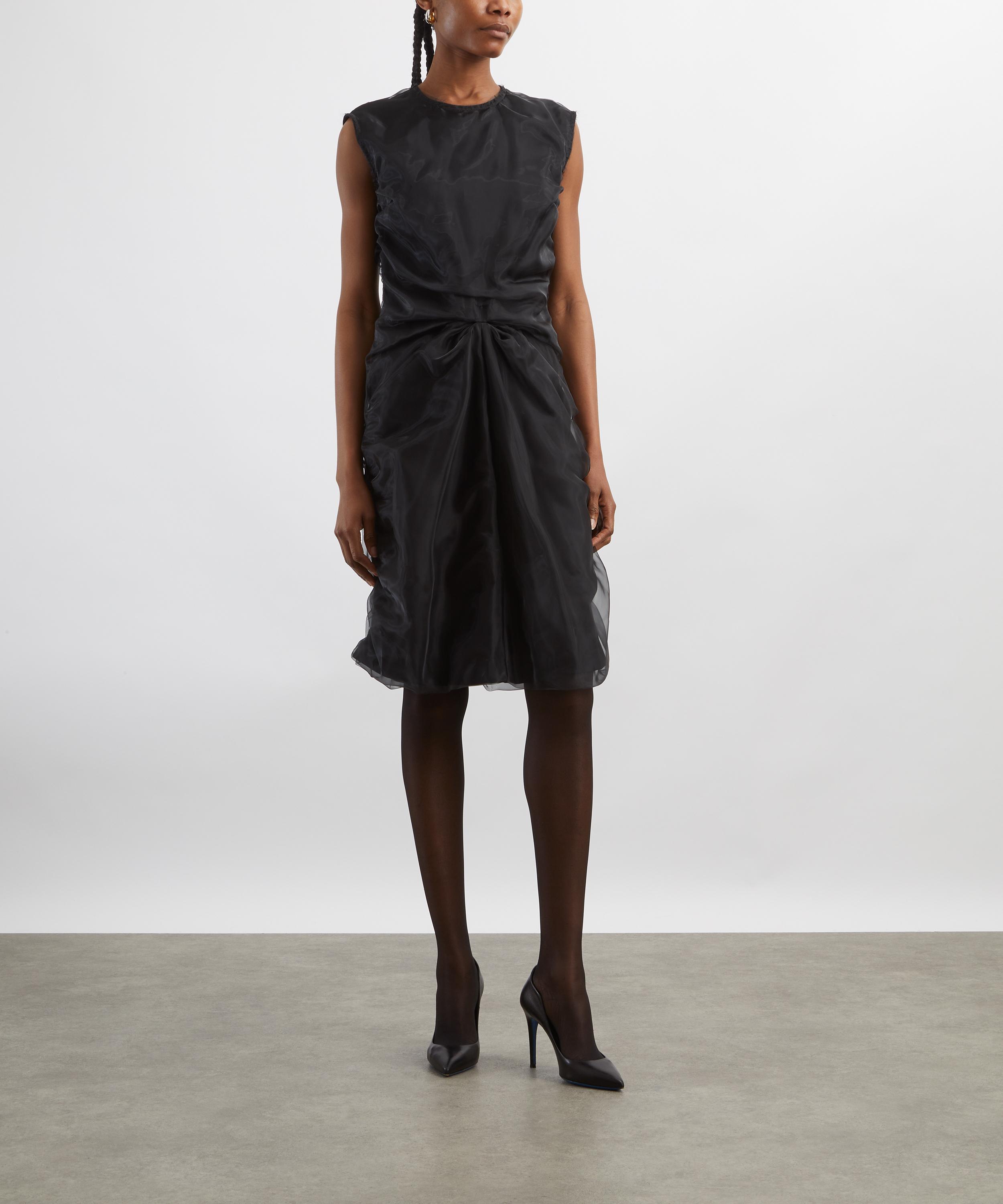 Maison Margiela - Gathered Organza Midi Dress image number 2