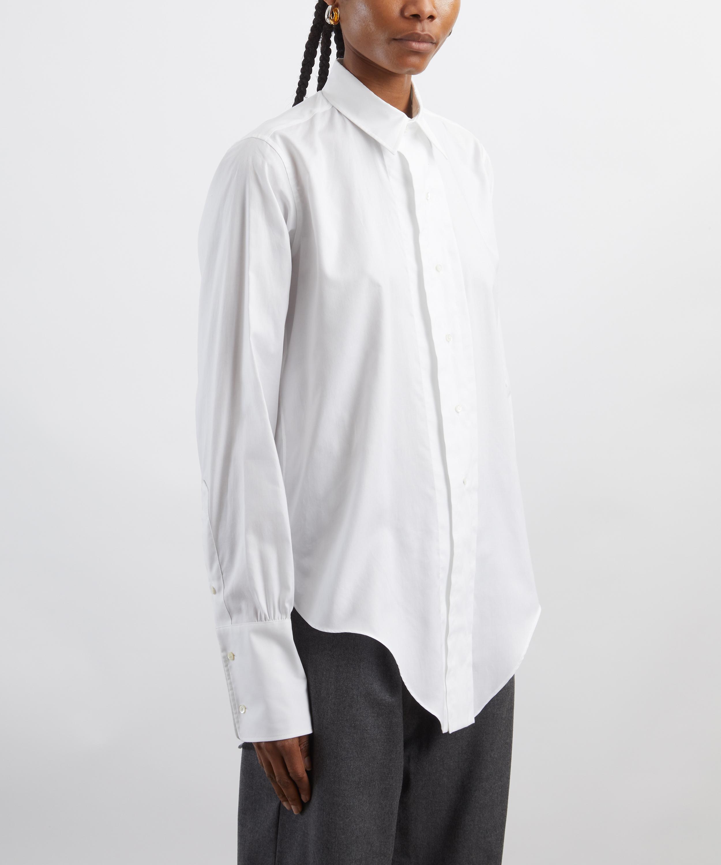 Maison Margiela - Curved-Hem Cotton Shirt image number 2