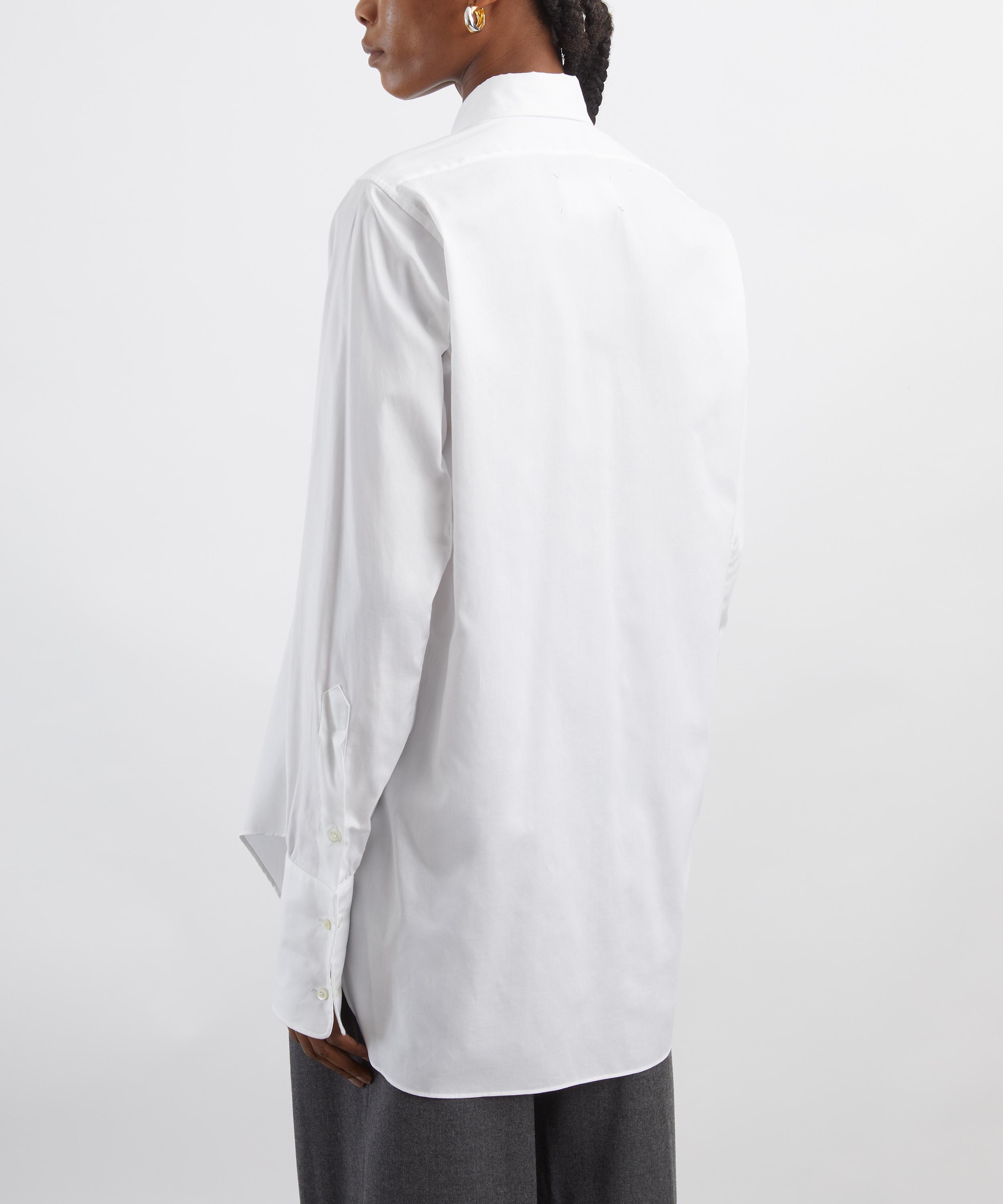 Maison Margiela - Curved-Hem Cotton Shirt image number 3