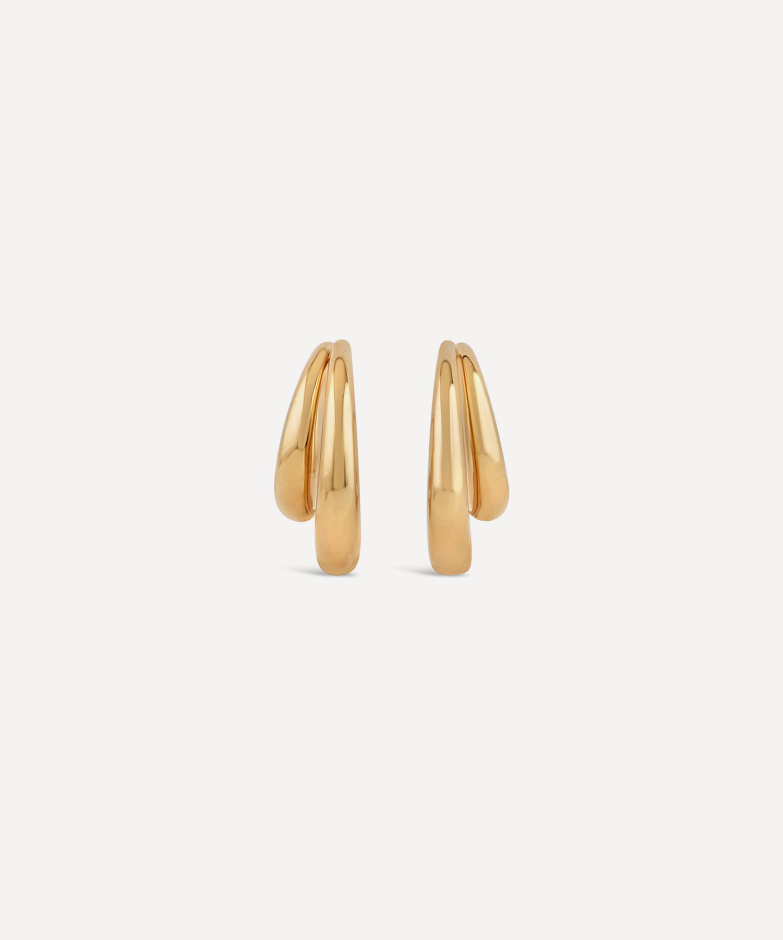 Dinny Hall - 22ct Gold-Plated Vermeil Silver Toro Hoop Earrings