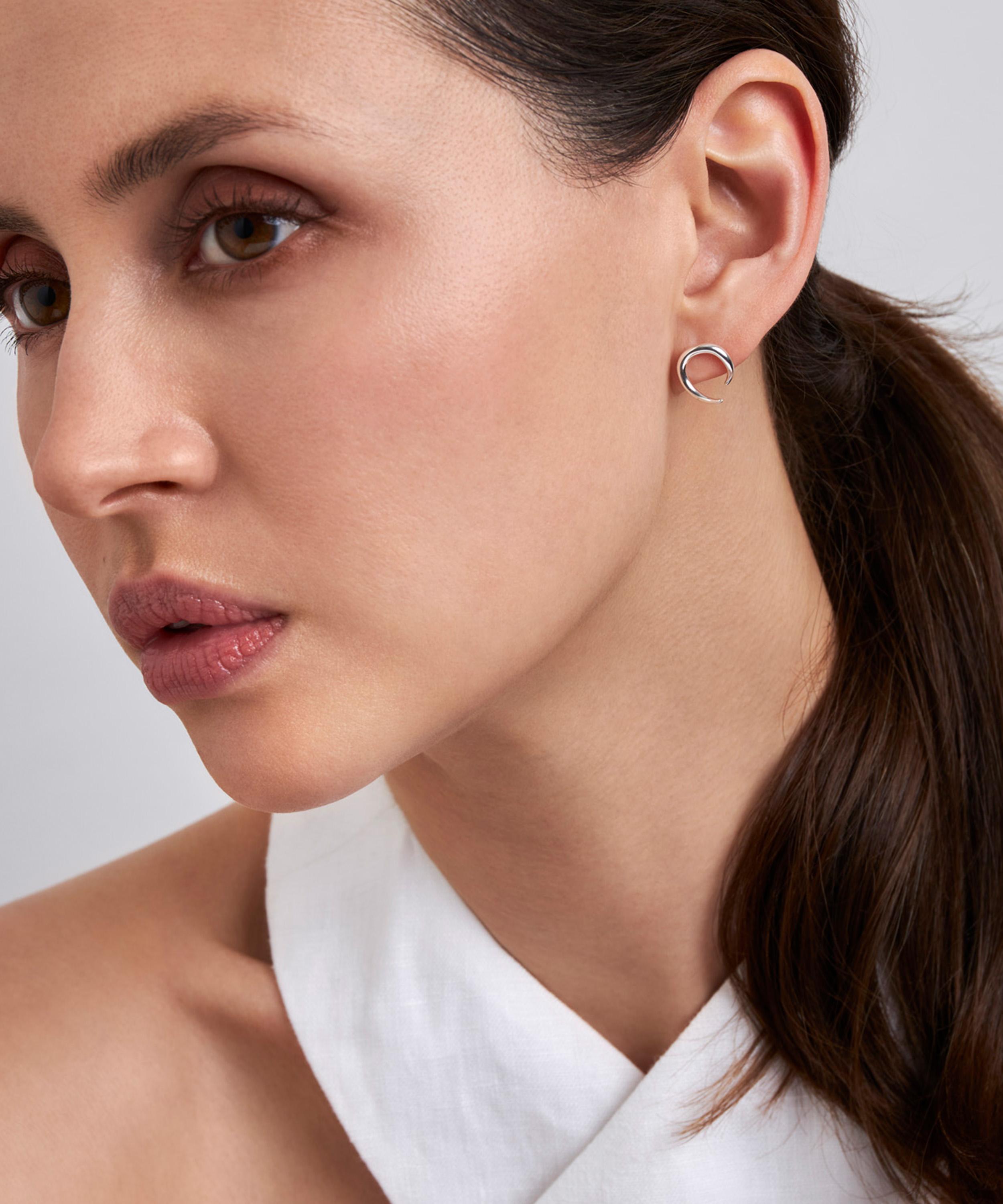 Dinny Hall - Sterling Silver Toro Stud Earrings image number 1