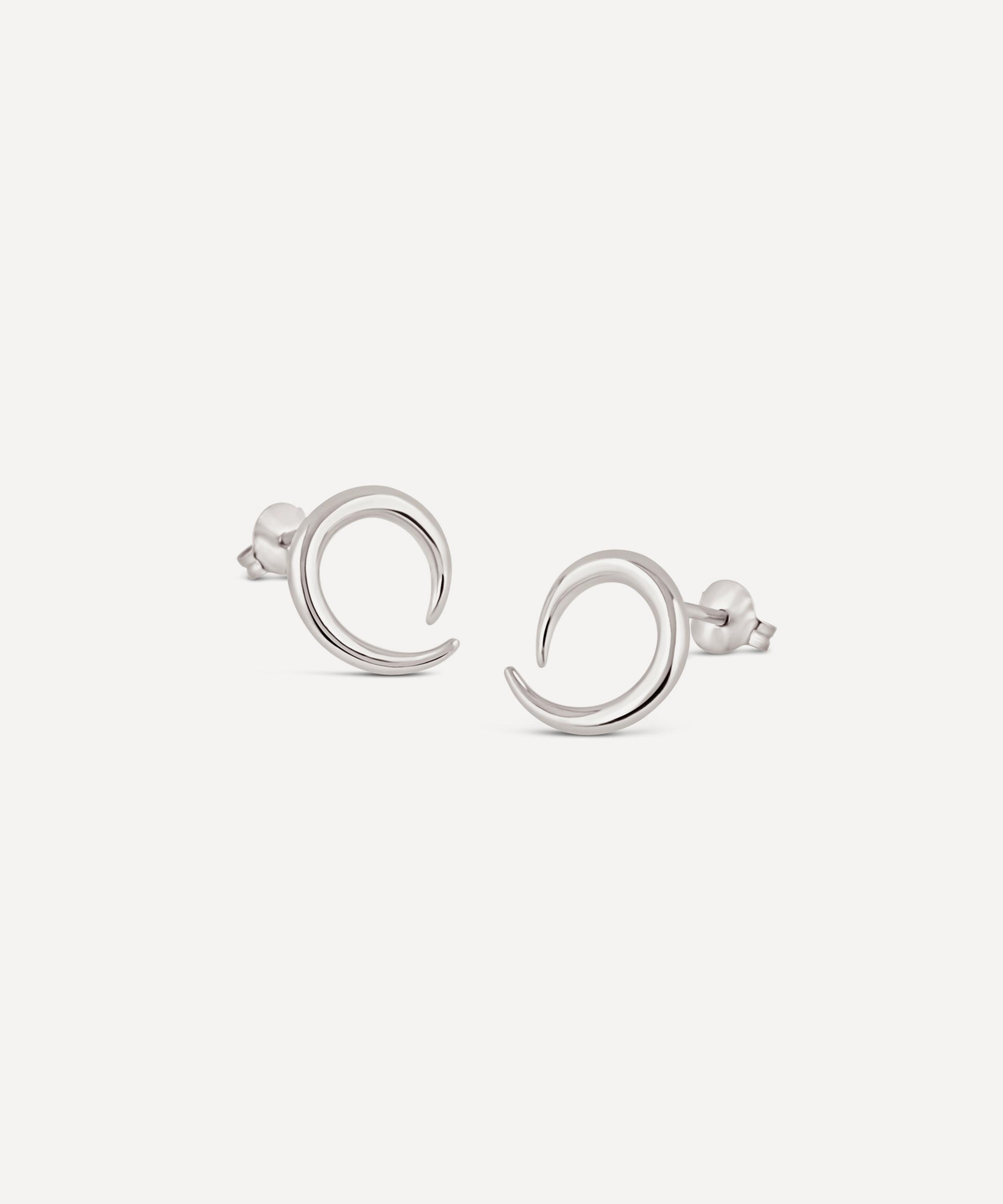 Dinny Hall - Sterling Silver Toro Stud Earrings image number 2